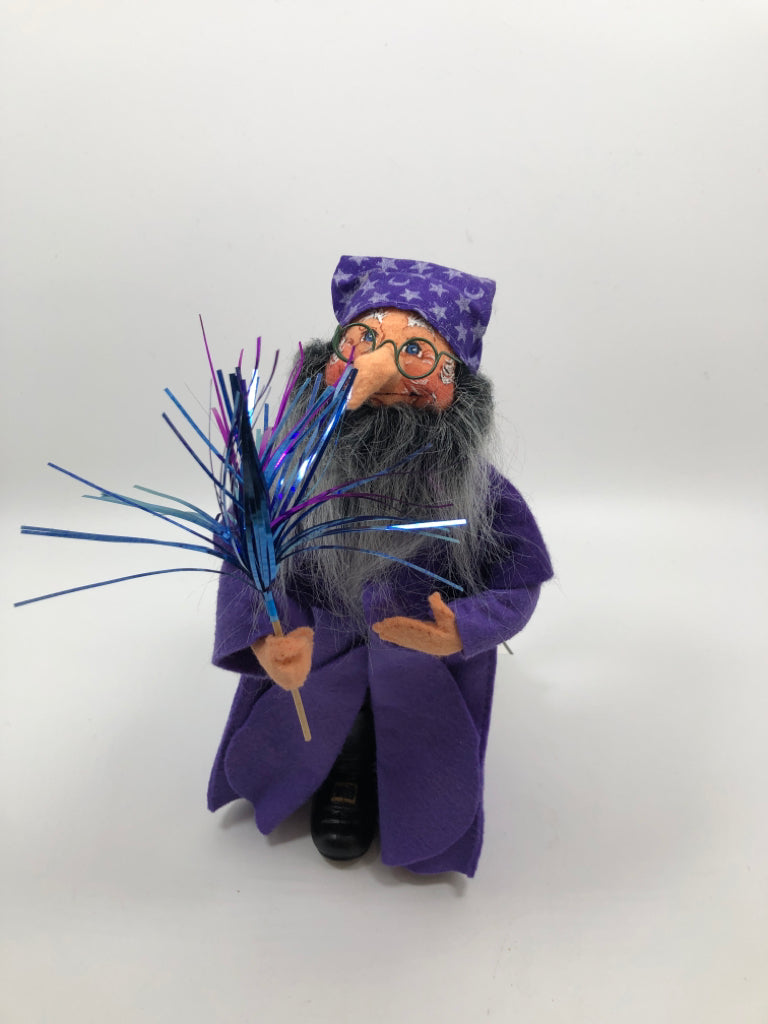 ANNALEE WIZARD FIGURINE.