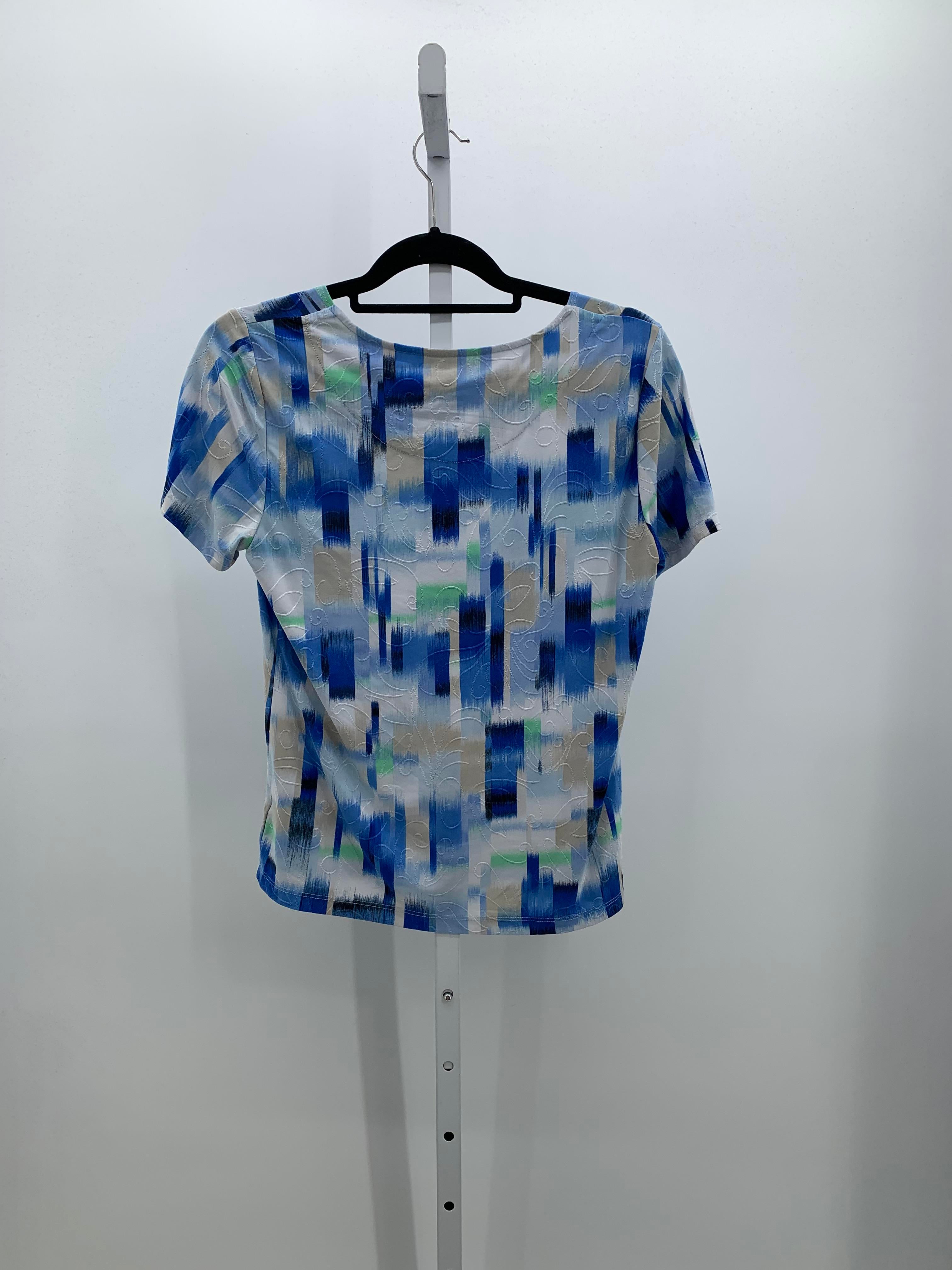 JM Collection Size Medium Petite Petite Short Sleeve Shirt