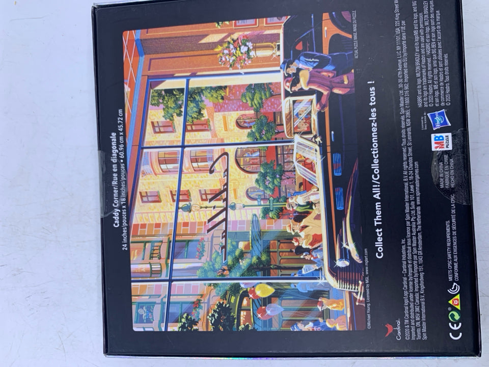 NIB IRIDESCENT PEOPLE LOOKING AT CAR.