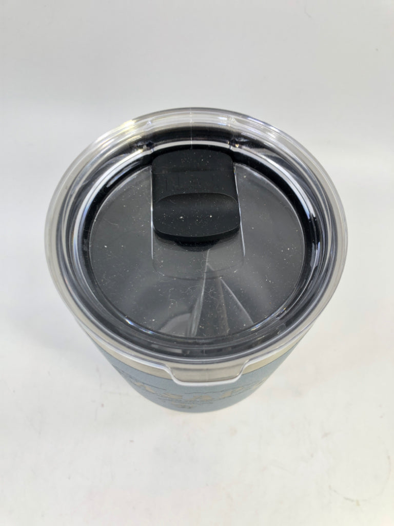 BLUE CUSTOM LOGO "ASAP" YETI TUMBLER.