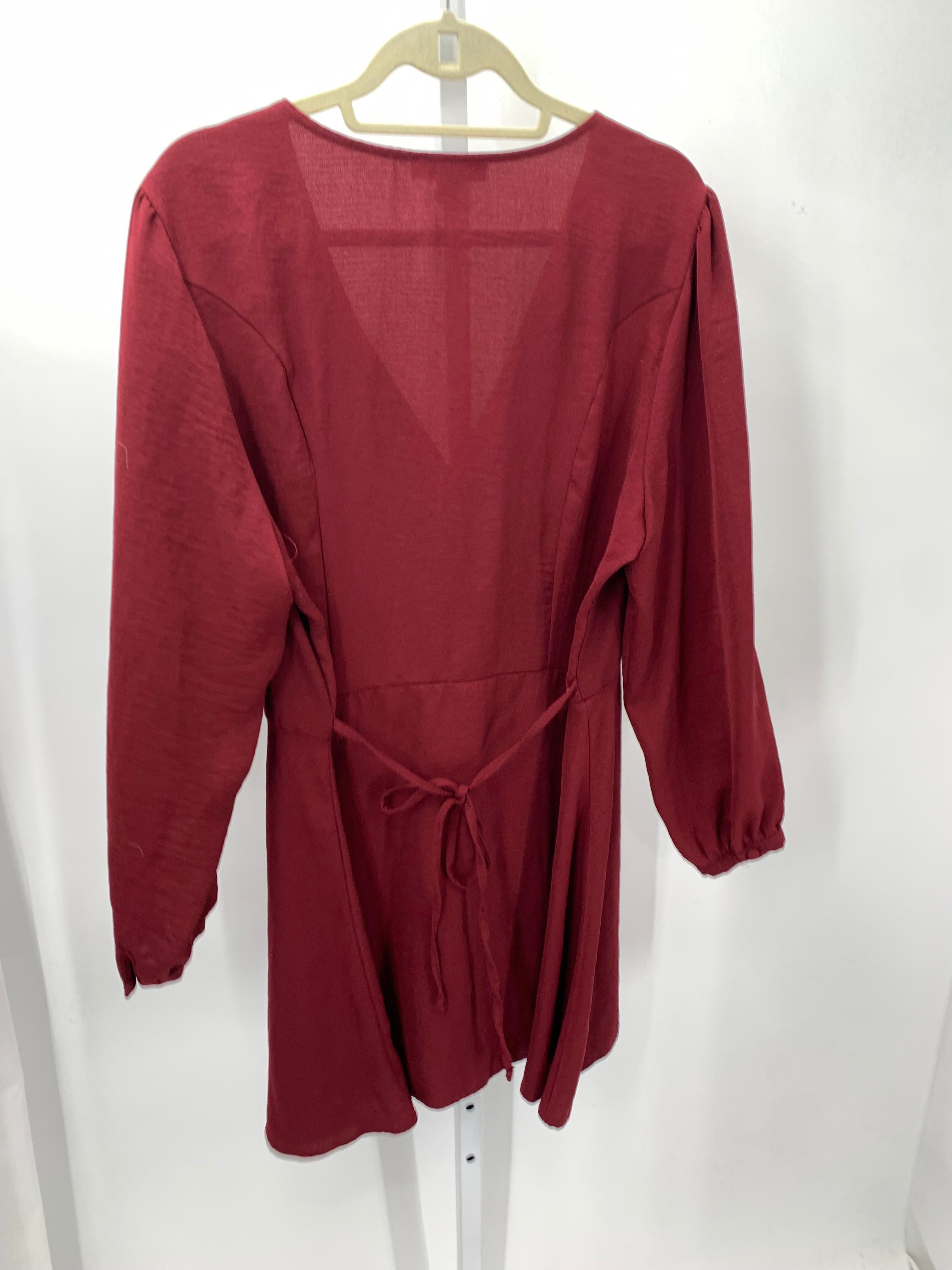 Primark Size 16 Misses Long Sleeve Dress