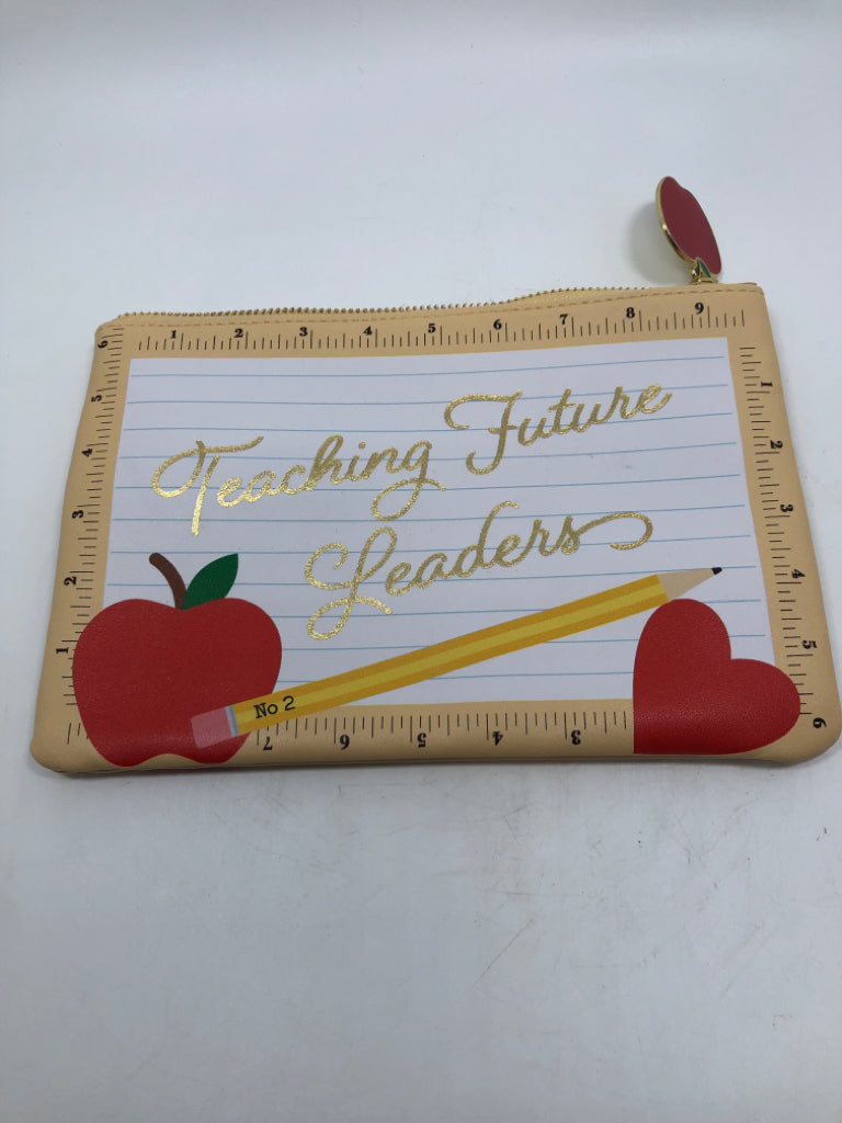 TEACHING FUTURE LEADERS PENCIL POUCH.