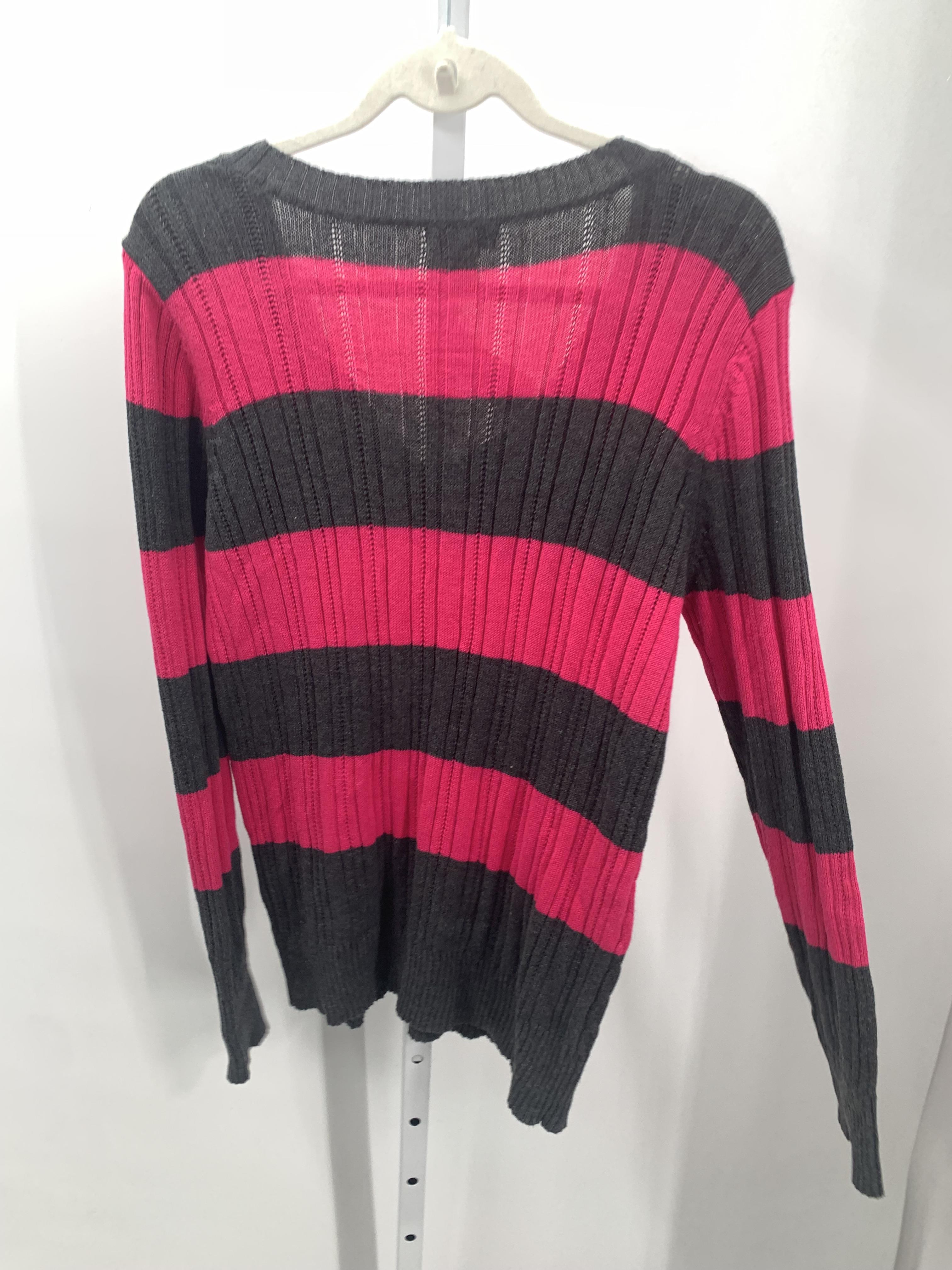Arizona Size 1X Womens Long Slv Sweater