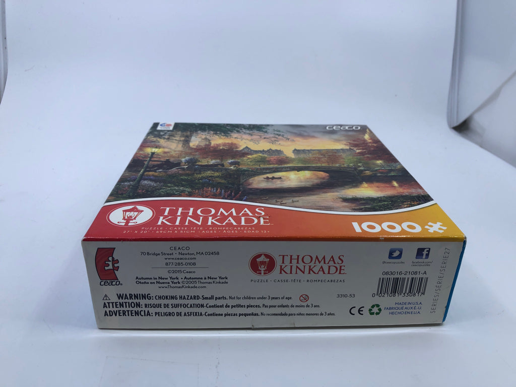 NIB THOMAS KINKADE 1000PC PUZZLE.