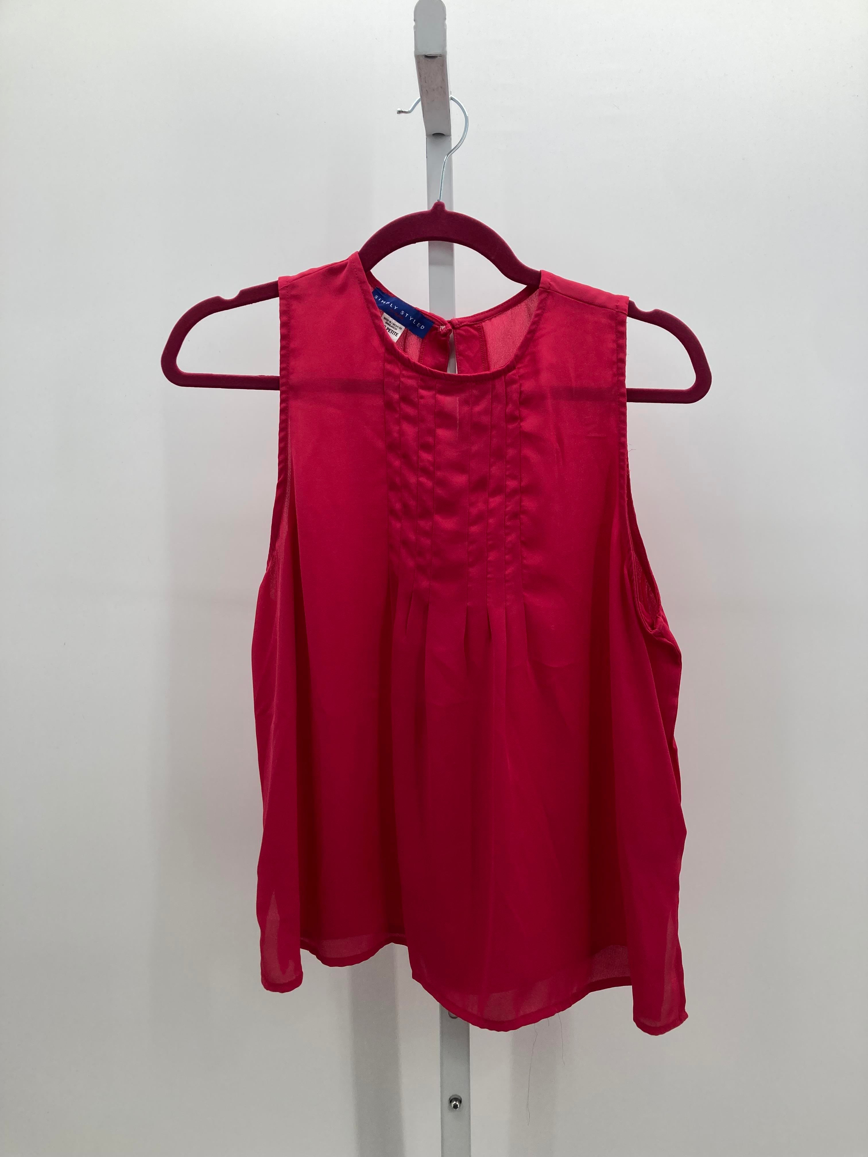Simply Styled Size Large Petite Petite Sleeveless Shirt