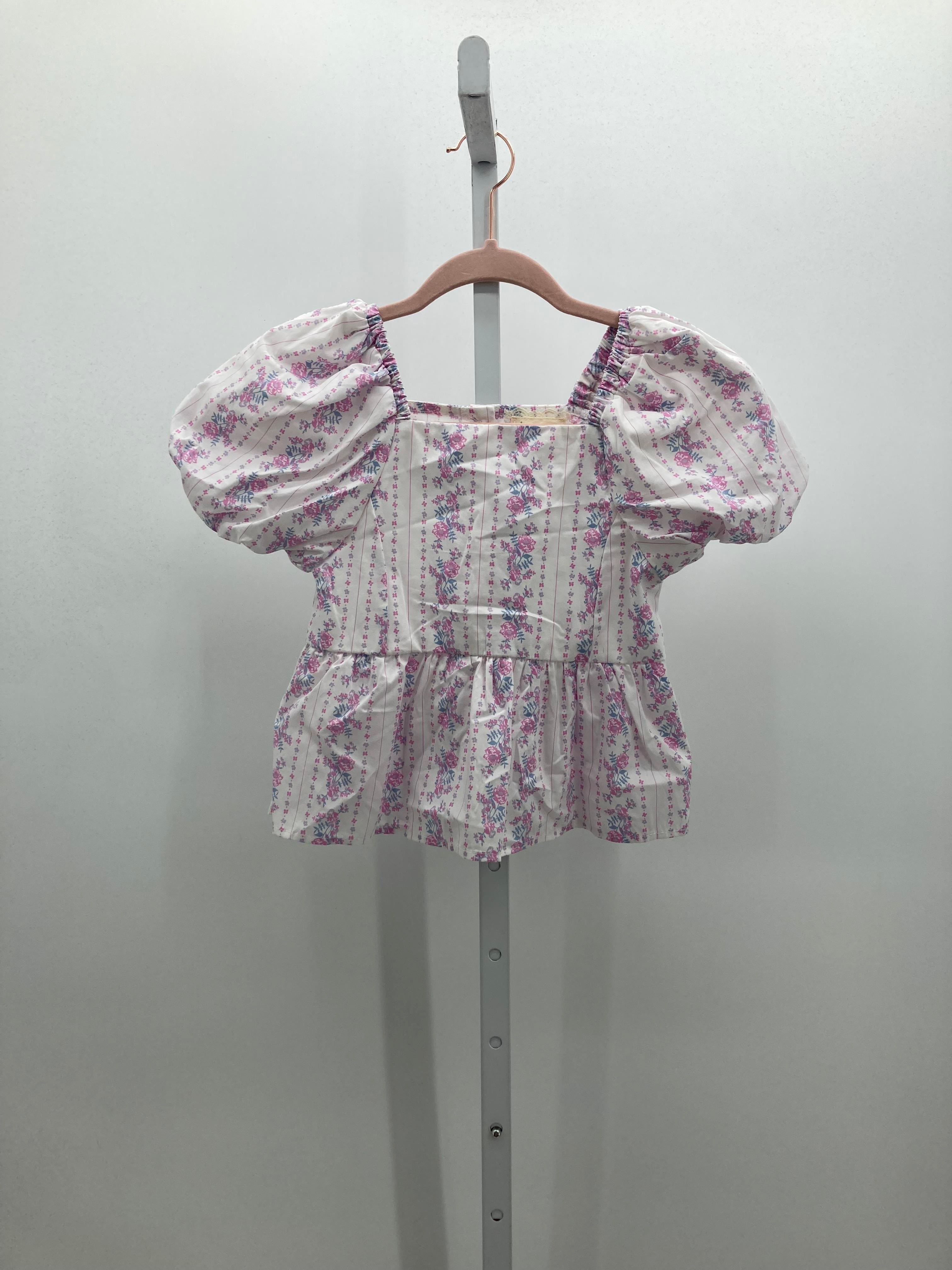 BTween Size 7 Girls Short Sleeve Shirt
