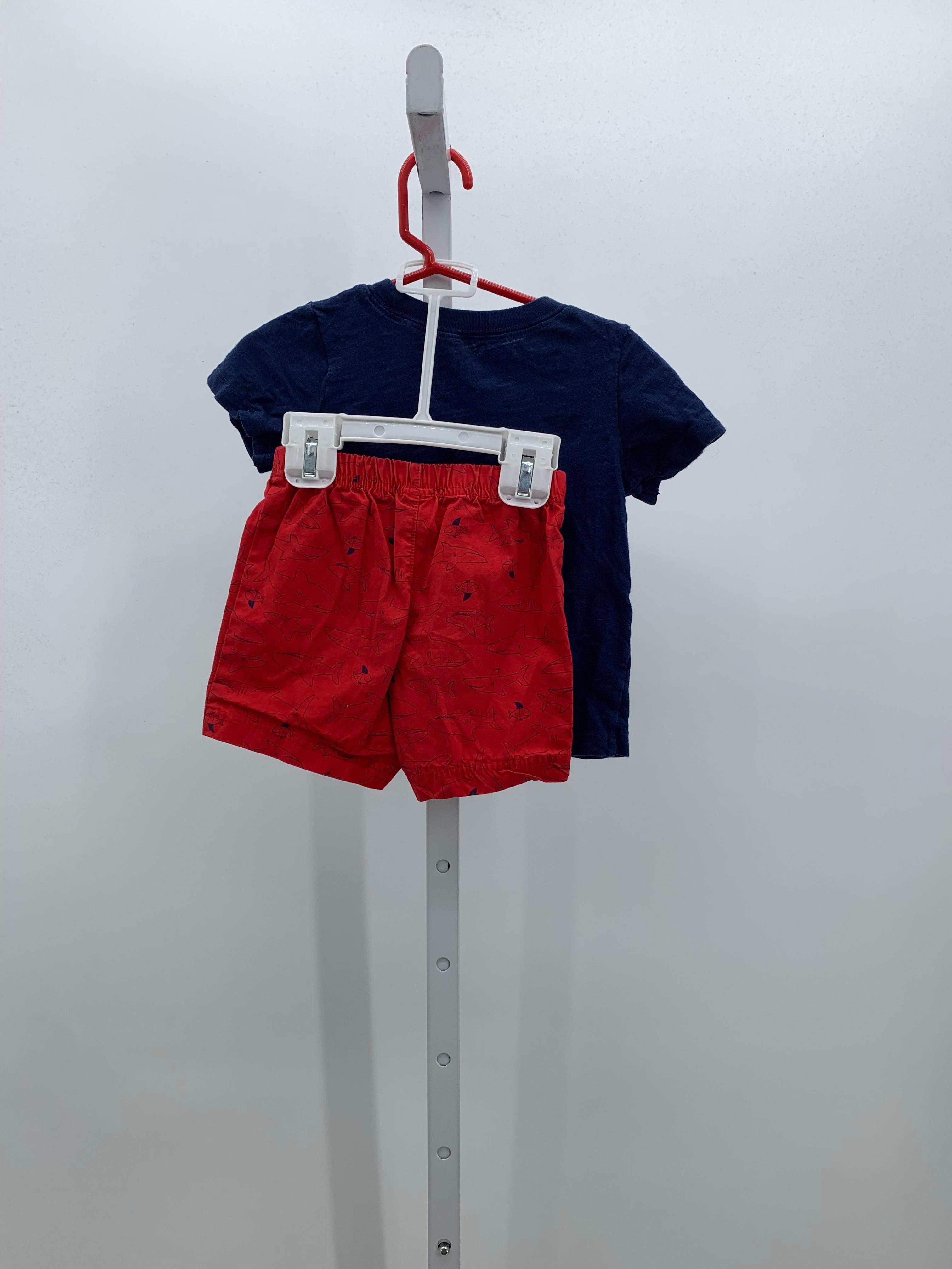 WHALES SHIRT RED SHORTS