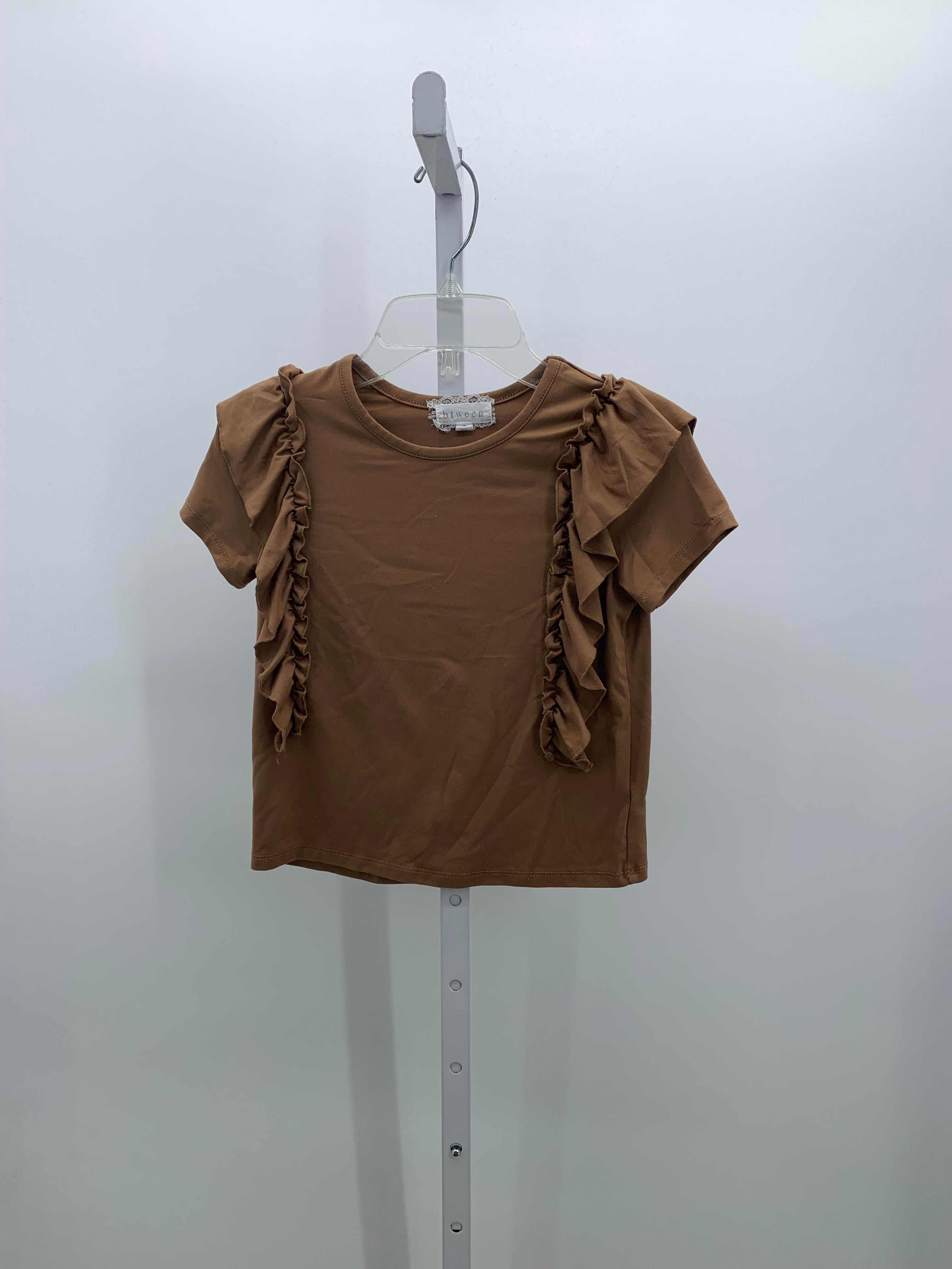 BTween Size 7 Girls Short Sleeve Shirt