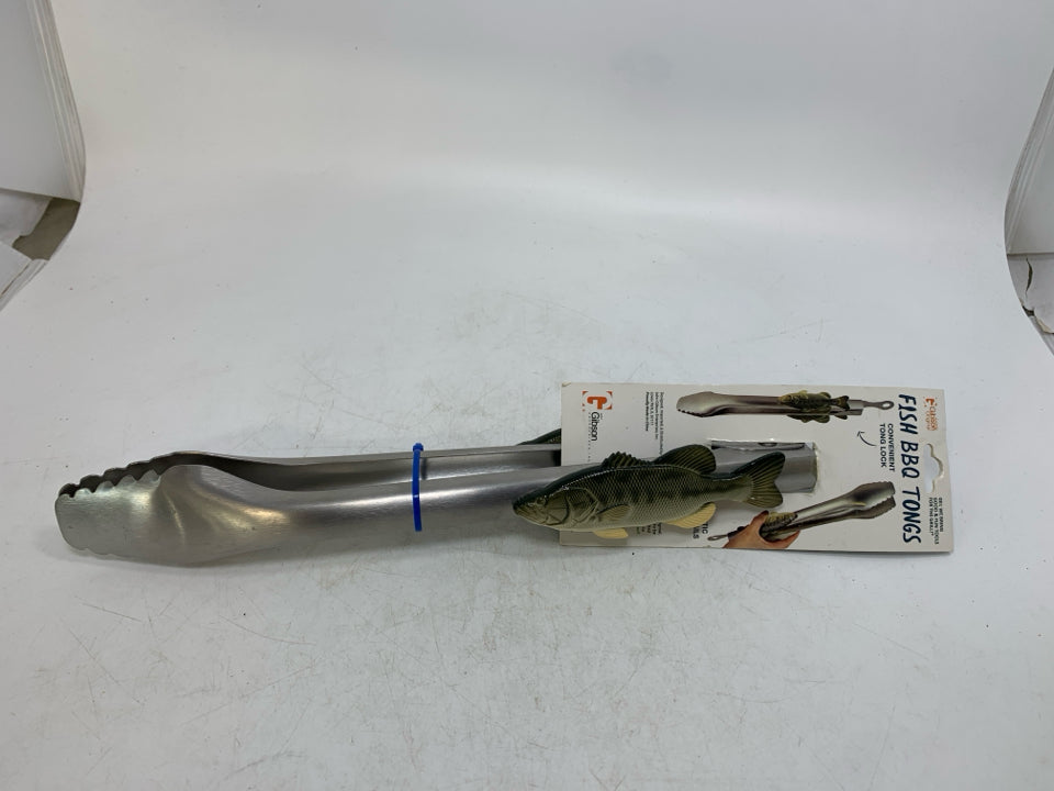 NWT FISH BBQ TONGS.