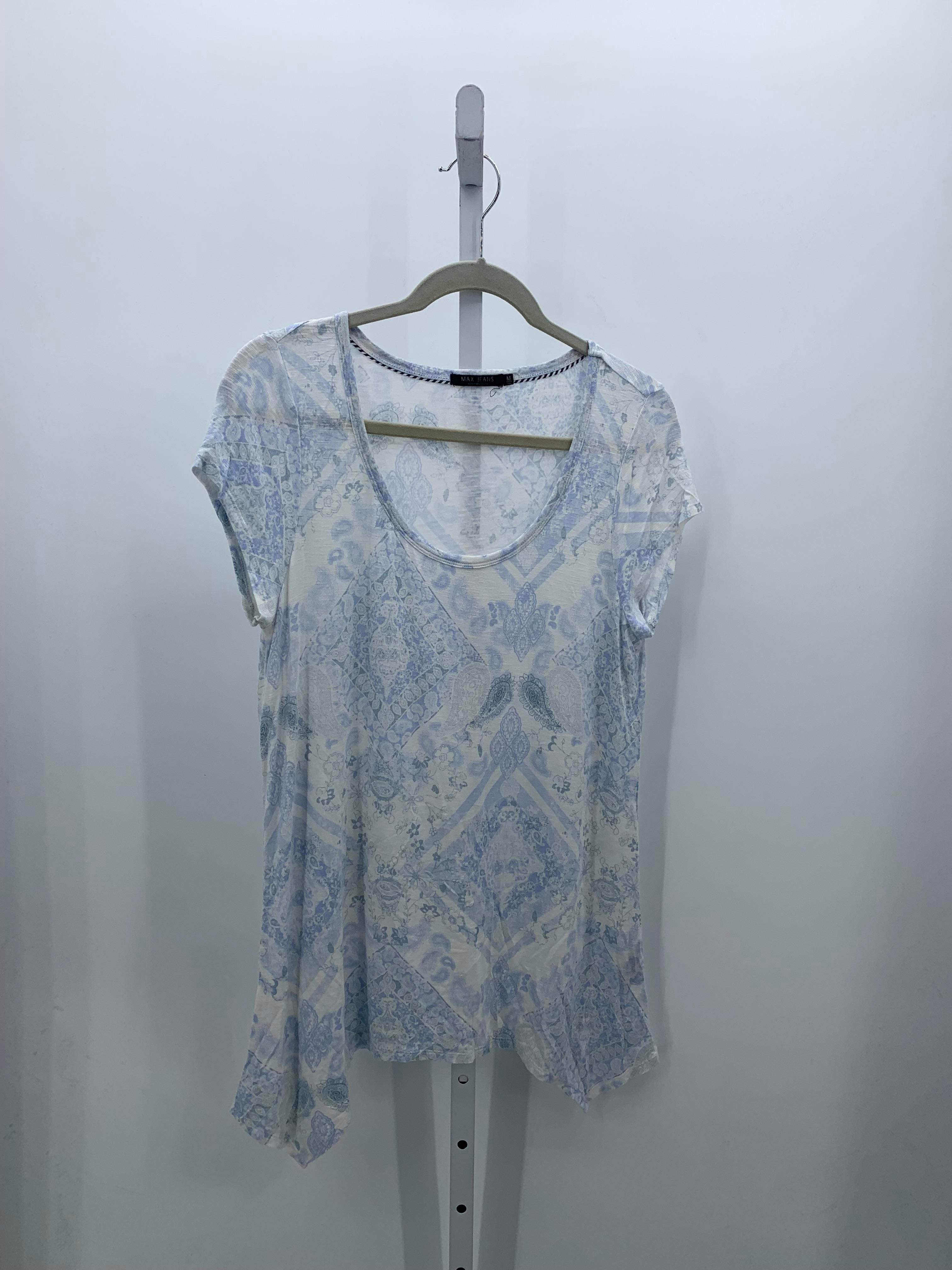 Max Jeans Size Medium Misses Short Sleeve Shirt