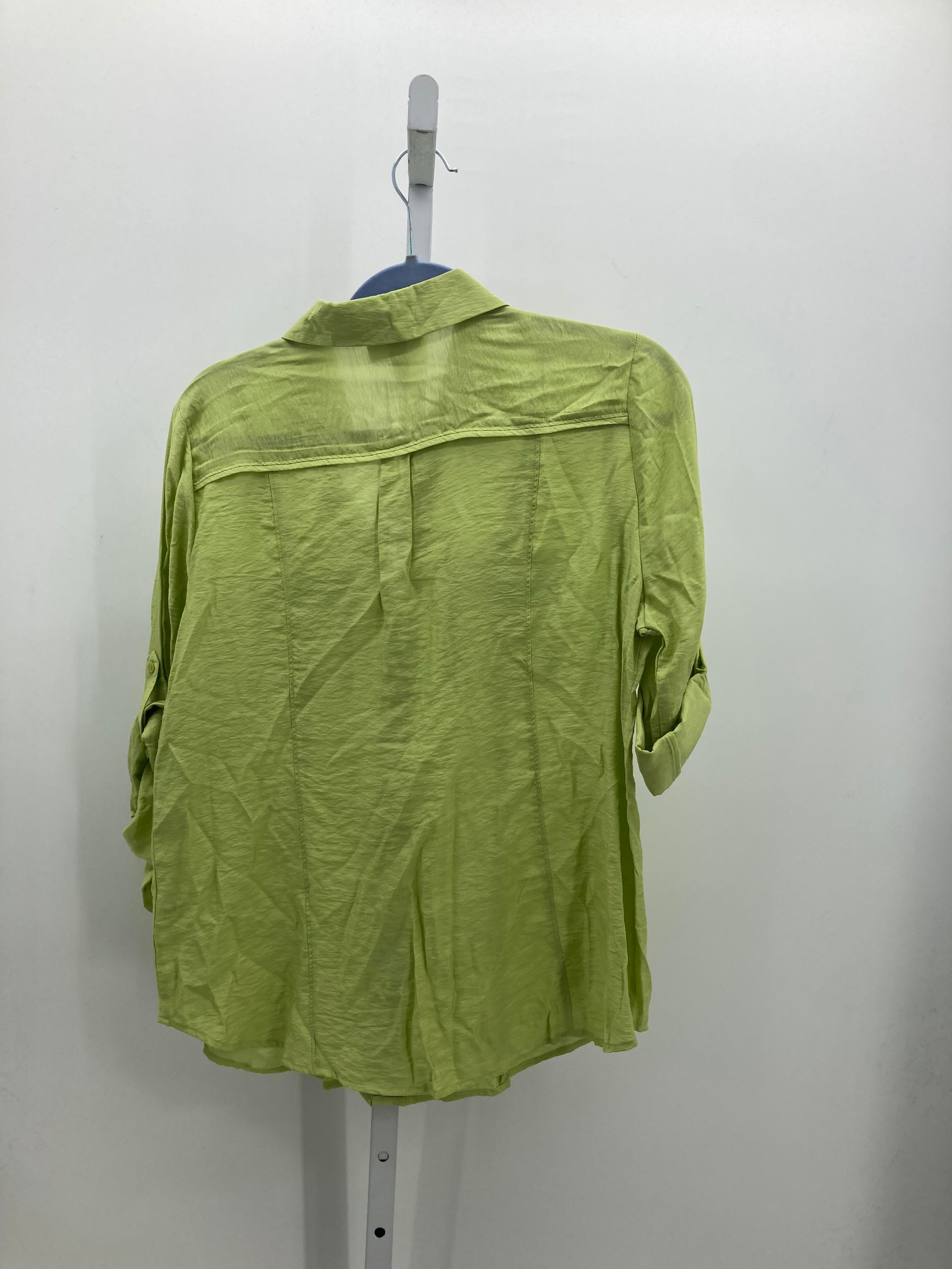 Dress Barn Size Large Misses 3/4 Sleeve Shirt