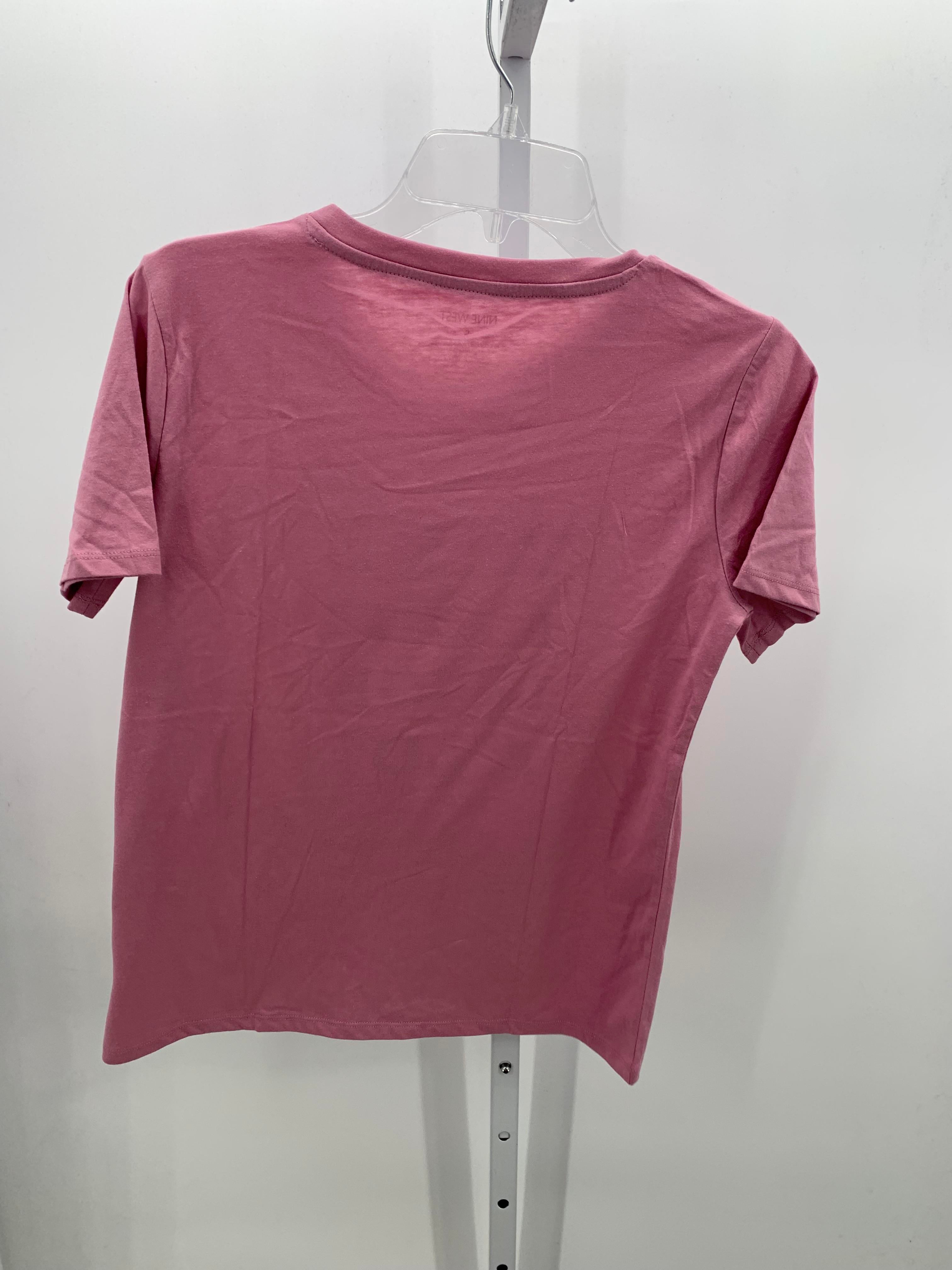 Nine West Size Small Misses Short Sleeve Shirt