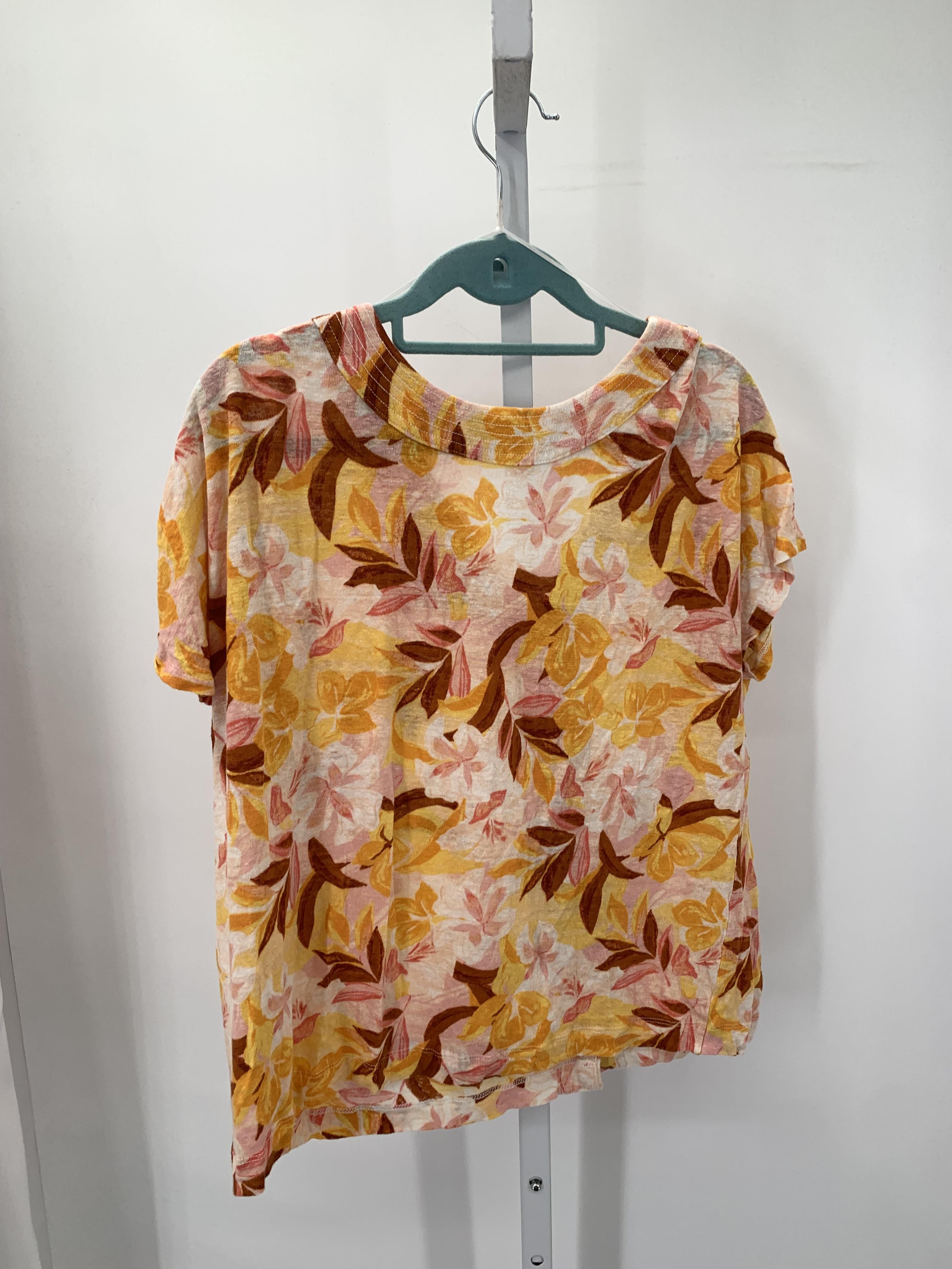 Tahari Size Extra Large Misses Short Sleeve Shirt