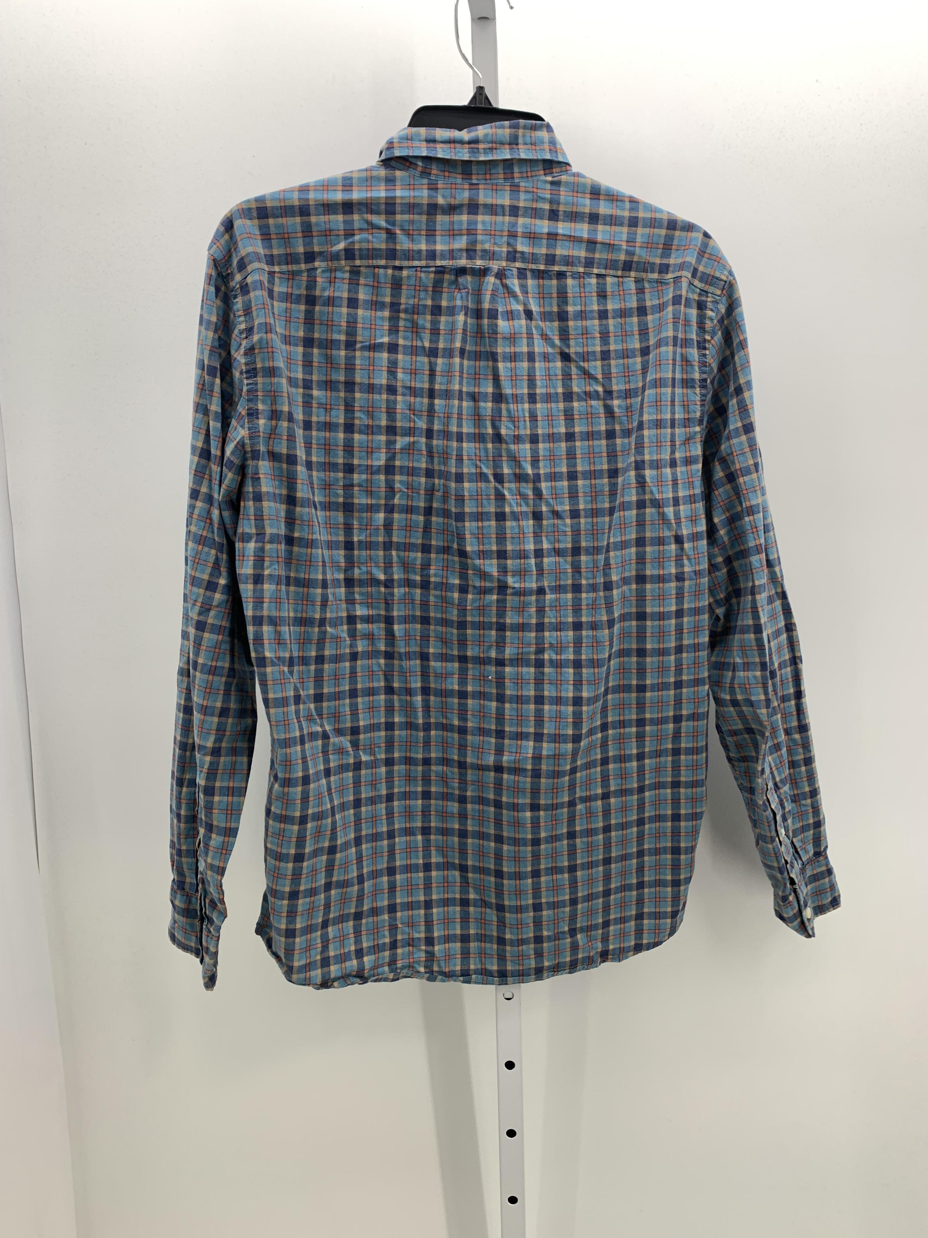 PLAID BTN DOWN