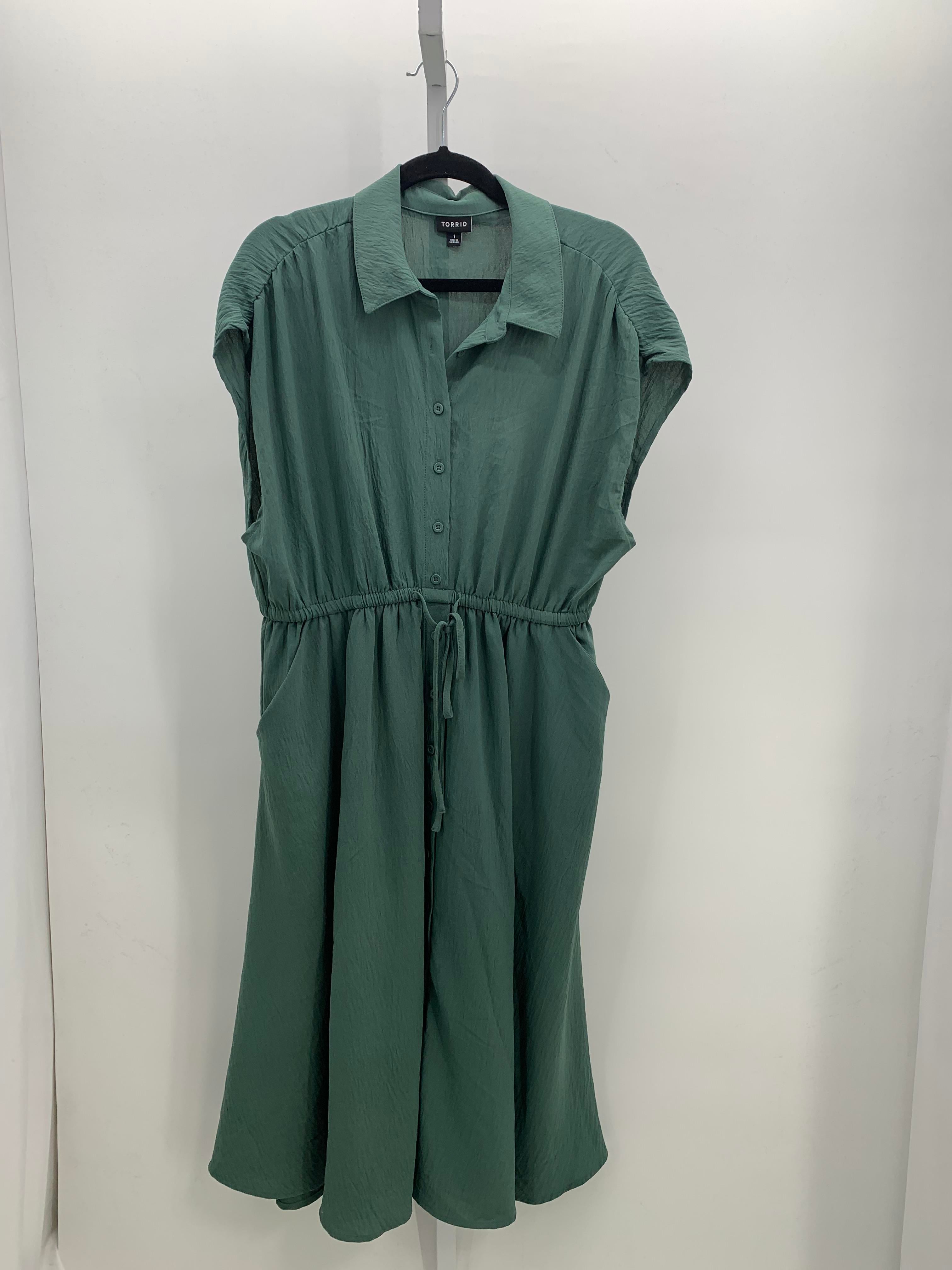 Torrid Size 1X Womens Short Sleeve Dress