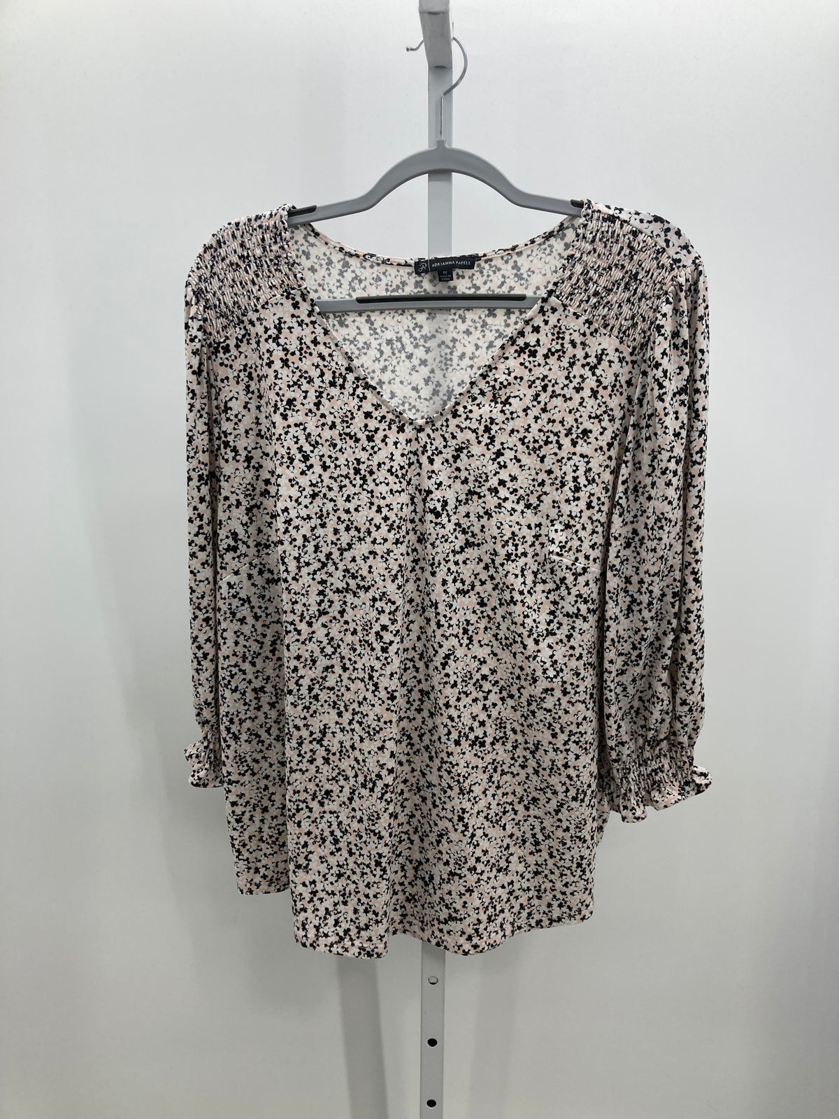 Adrianna Papell Size 2X Womens 3/4 Sleeve Shirt