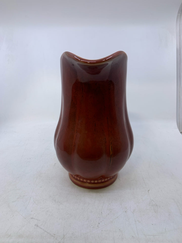 BEADED FOOTED BOTTOM DISTRESSED LOOK PITCHER.