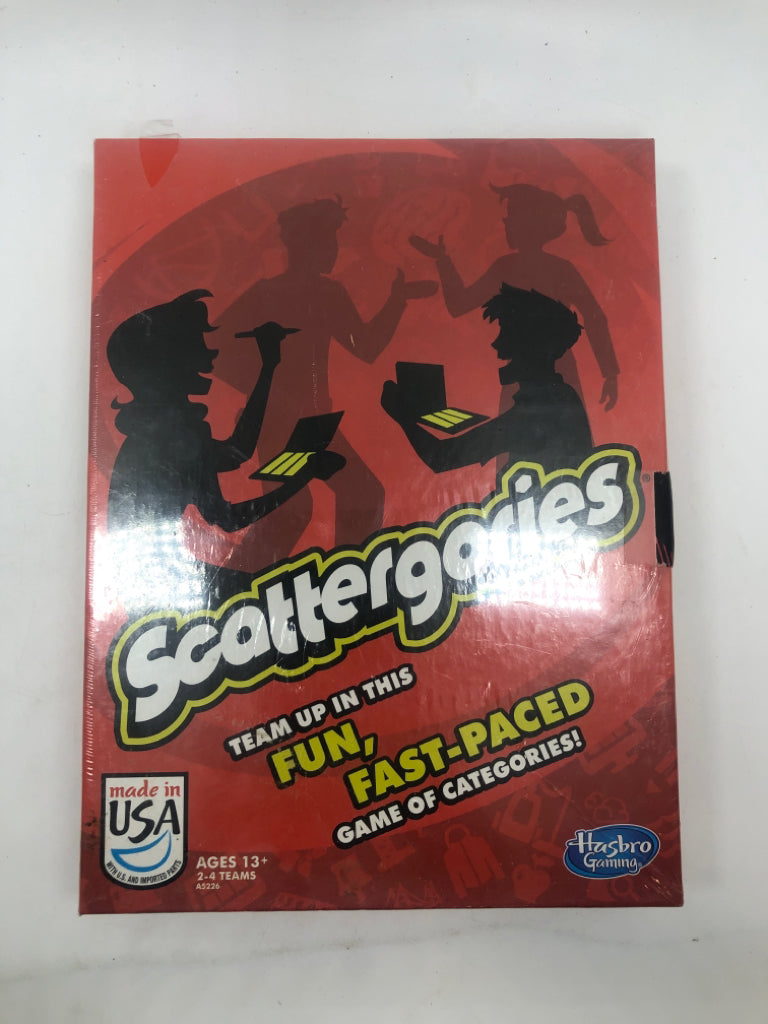 NIB SCATTERGORIES GAME.
