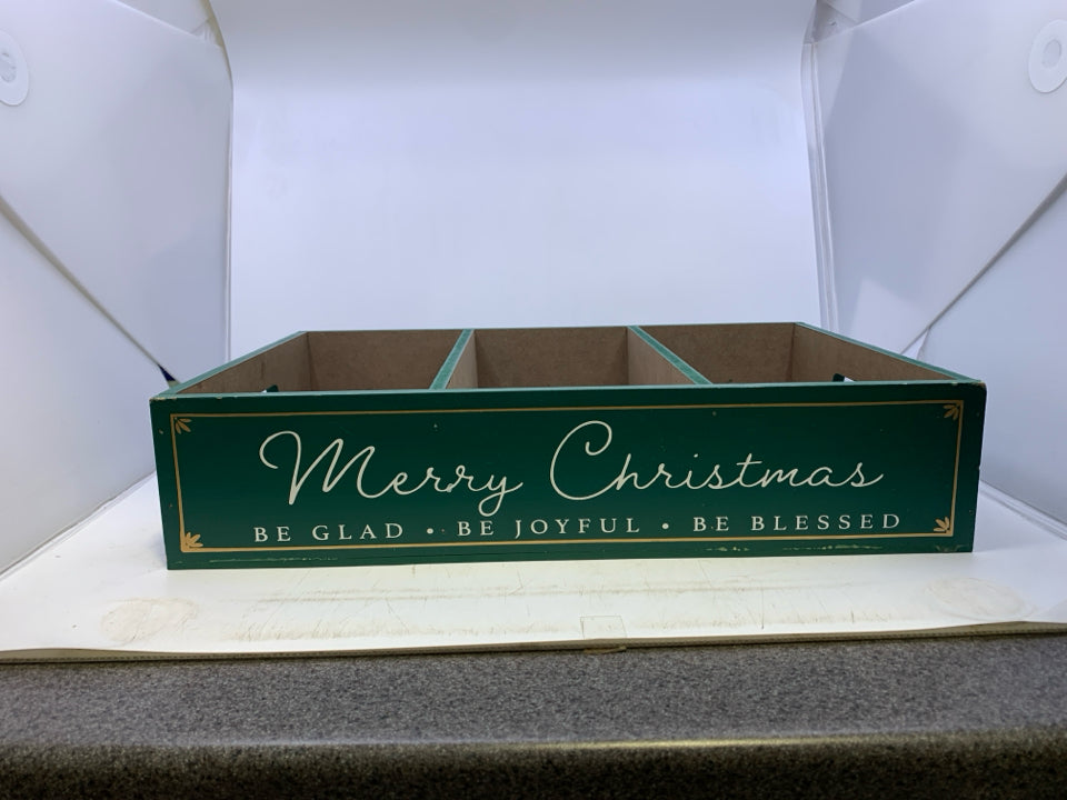 MERRY CHRISTMAS DIVIDED TRAY.