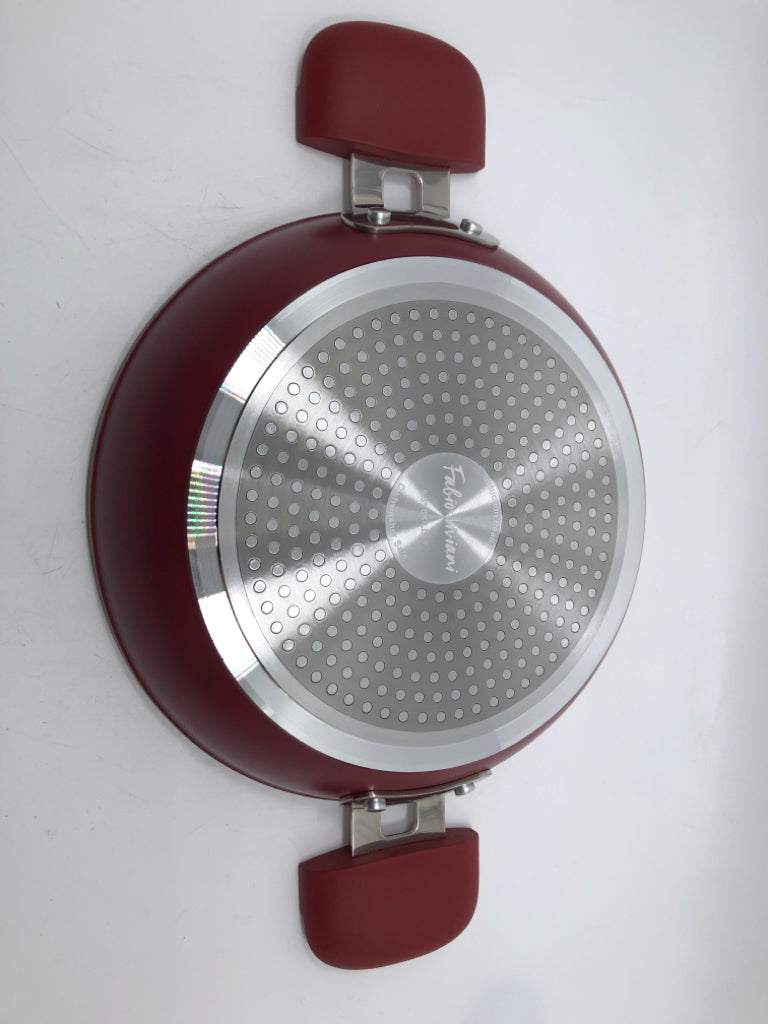 NEW 3PC FABIO VIVIANI STOCK POT/ STRAINER & SKILLET.