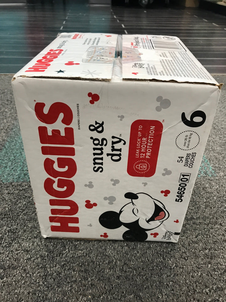 Huggies Snug & dry 54 pack