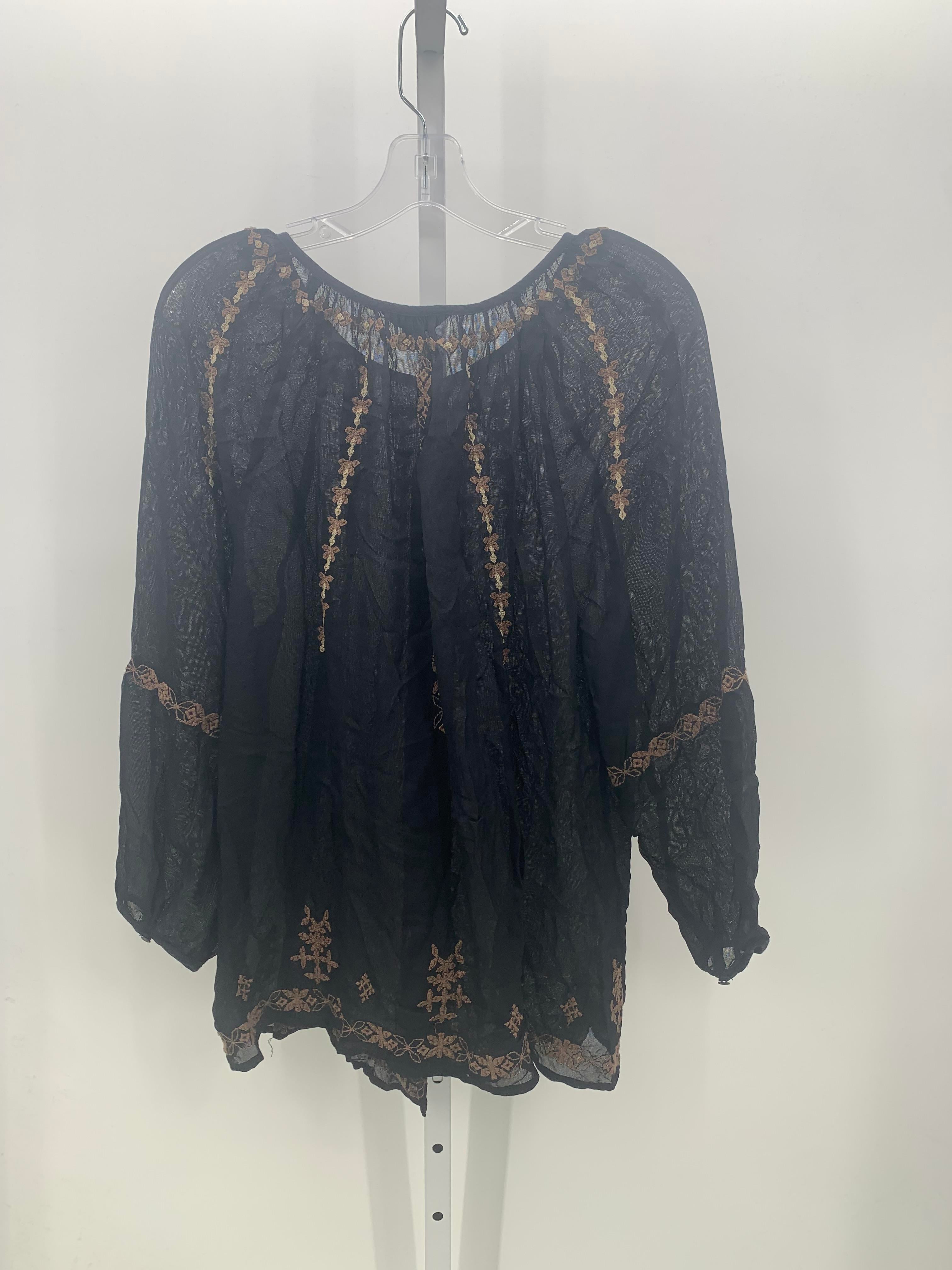 Lucky Brand Size 1X Womens Long Sleeve Shirt