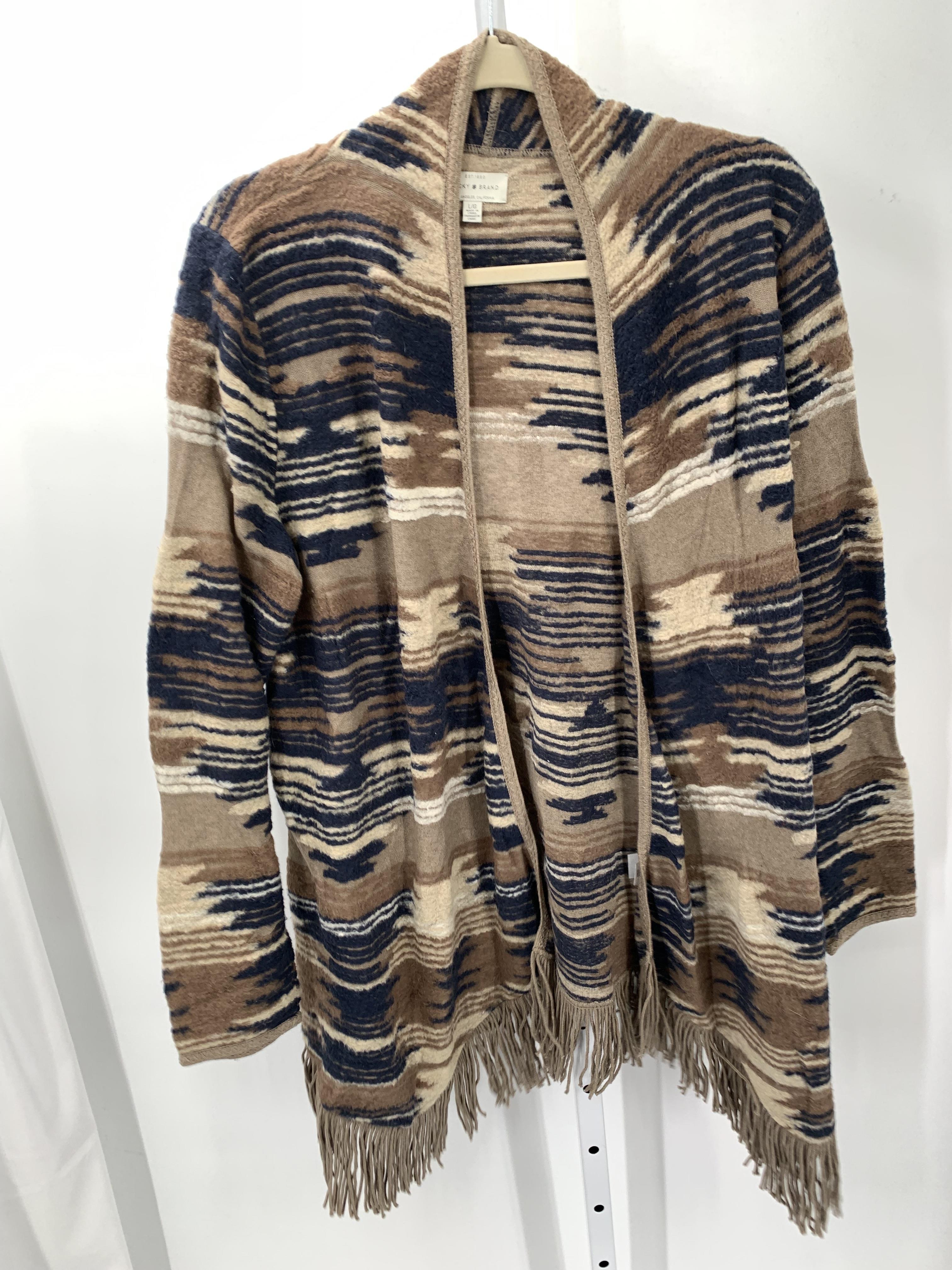 Lucky Brand Size Large Misses Cardigan