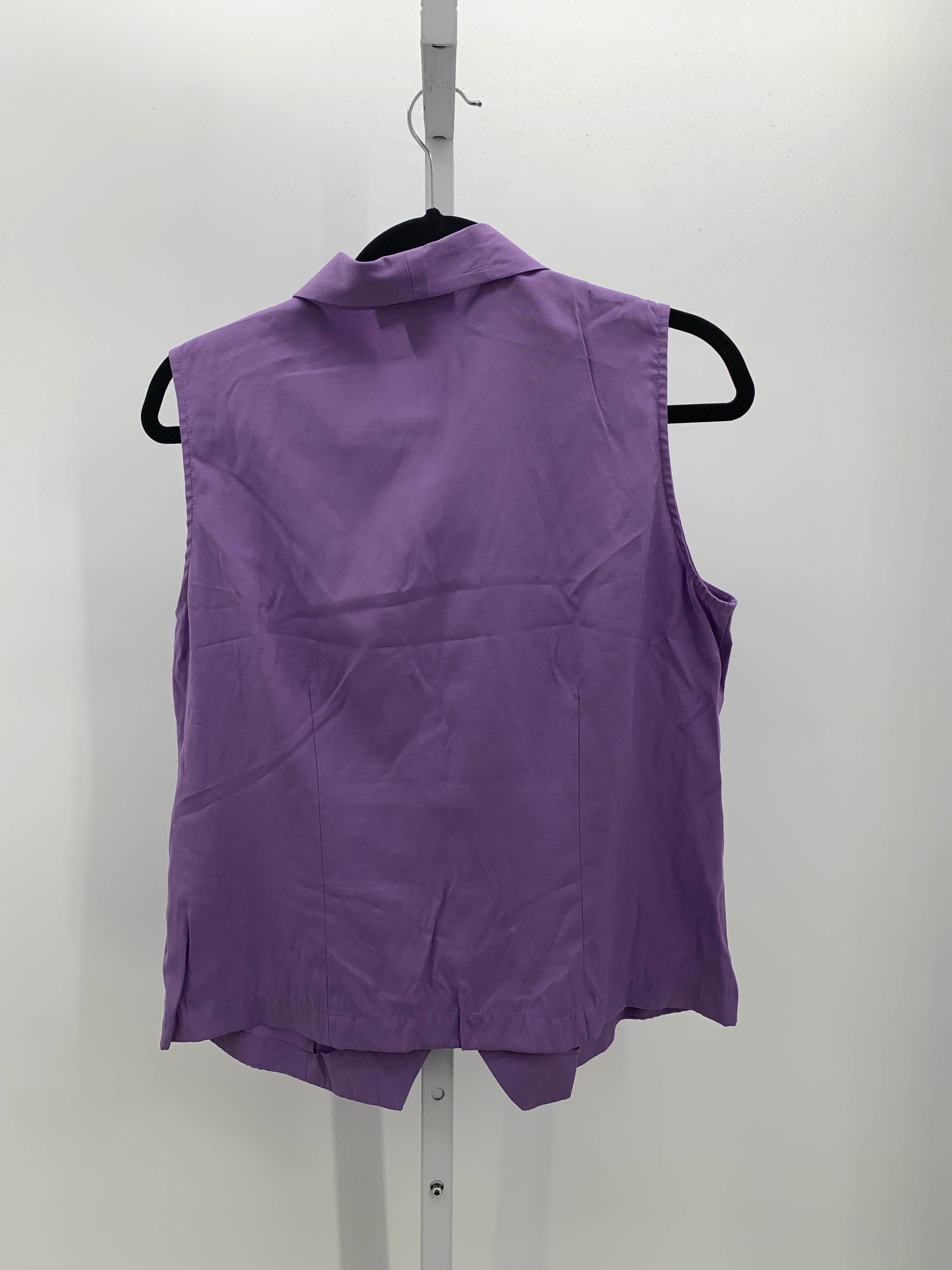Dress Barn Size Large Misses Sleeveless Shirt
