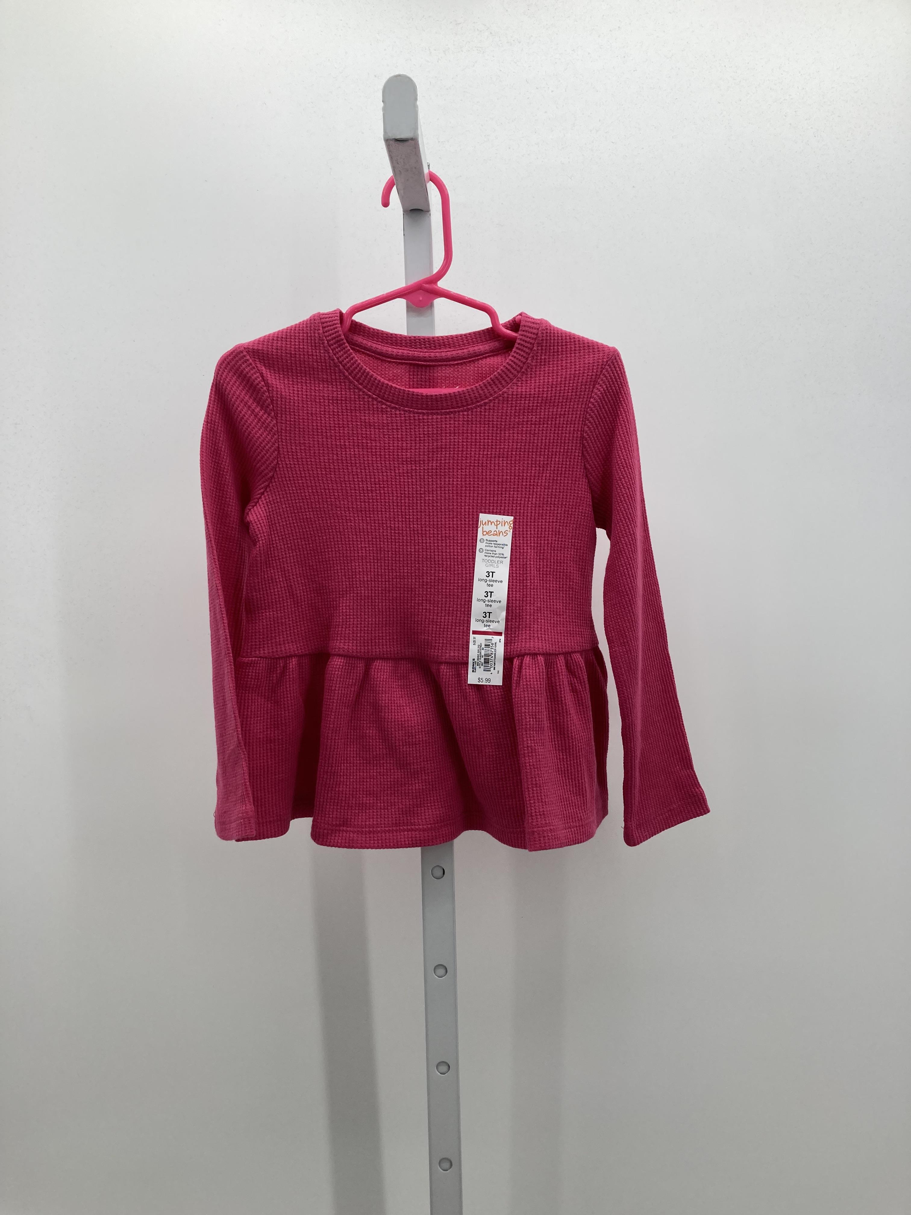 Jumping Beans Size 3T Girls Long Sleeve Shirt