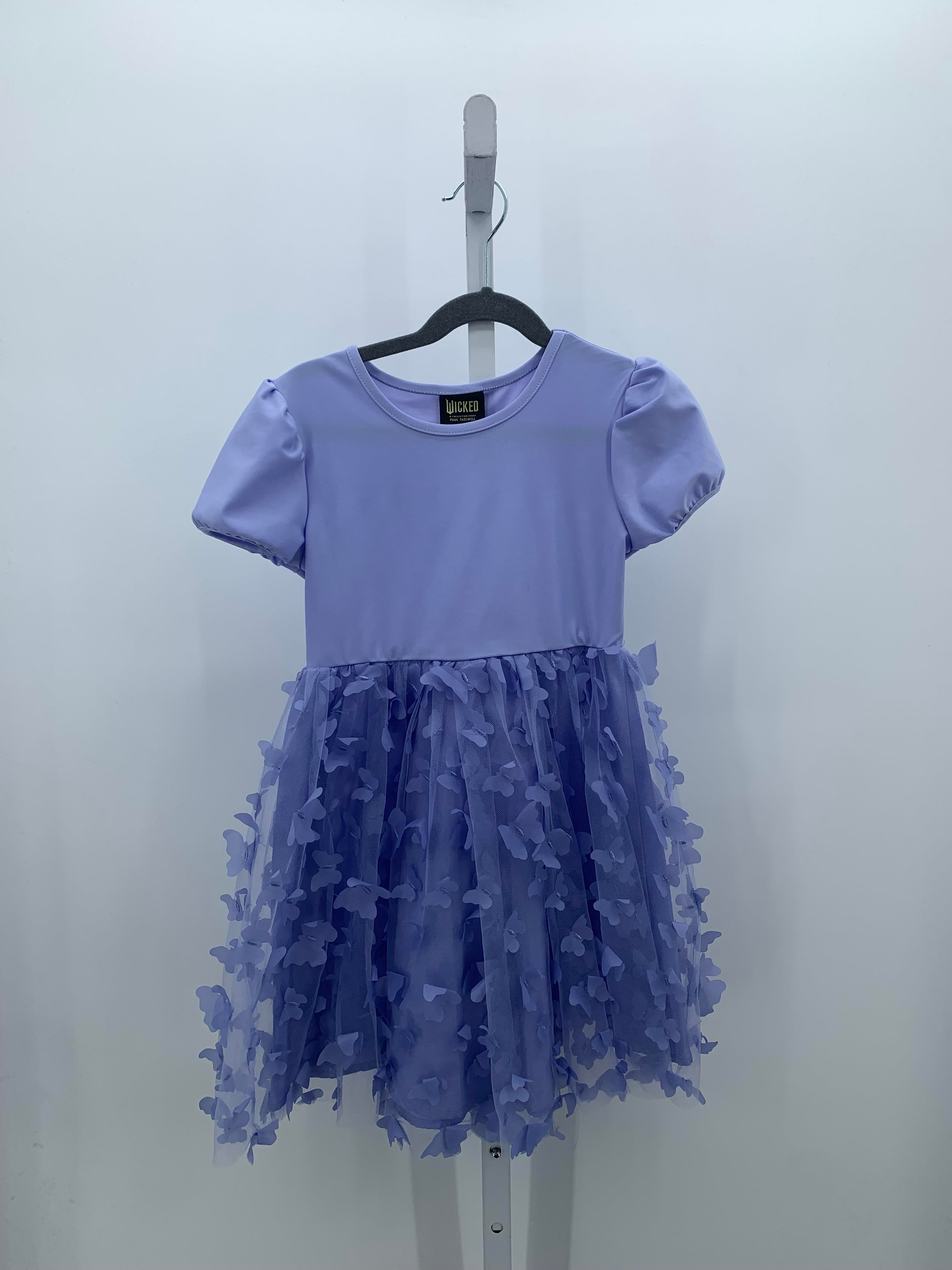 Size 6-7 Girls Short Sleeve Dress