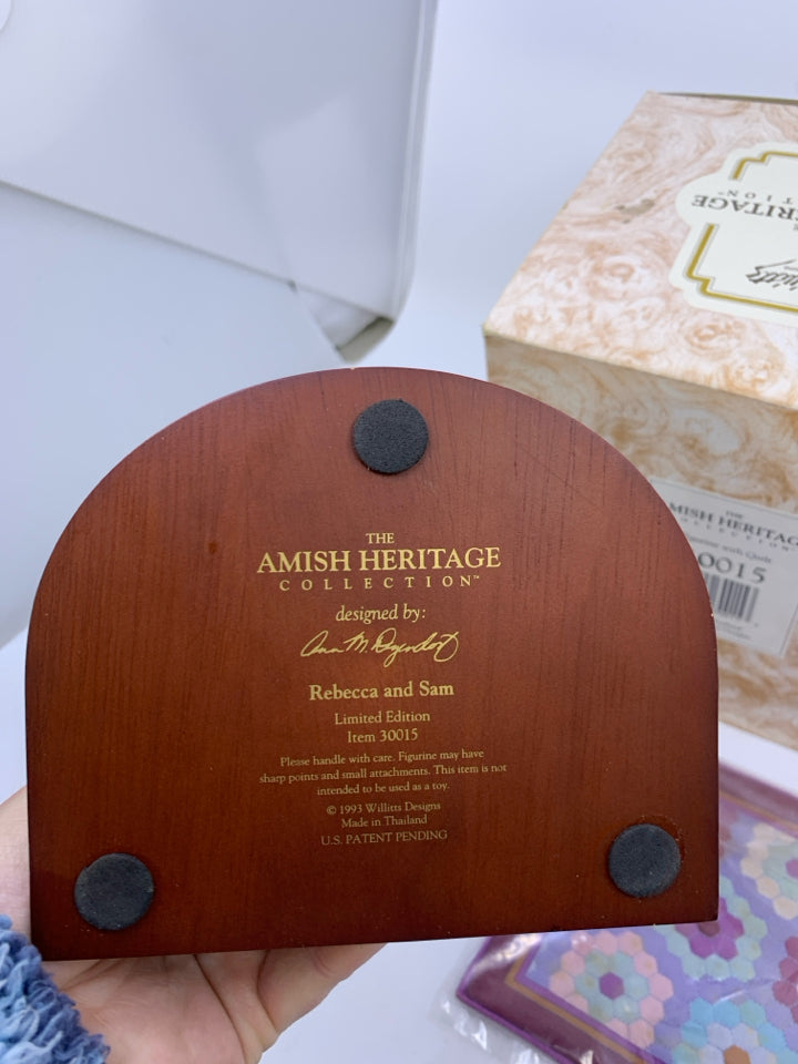 WOMAN IN GARDEN- AMISH HERITAGE COLLECTION.