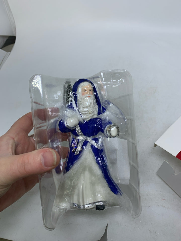 IN BOX FATHER CHRISTMAS HALLMARK ORNAMENT.
