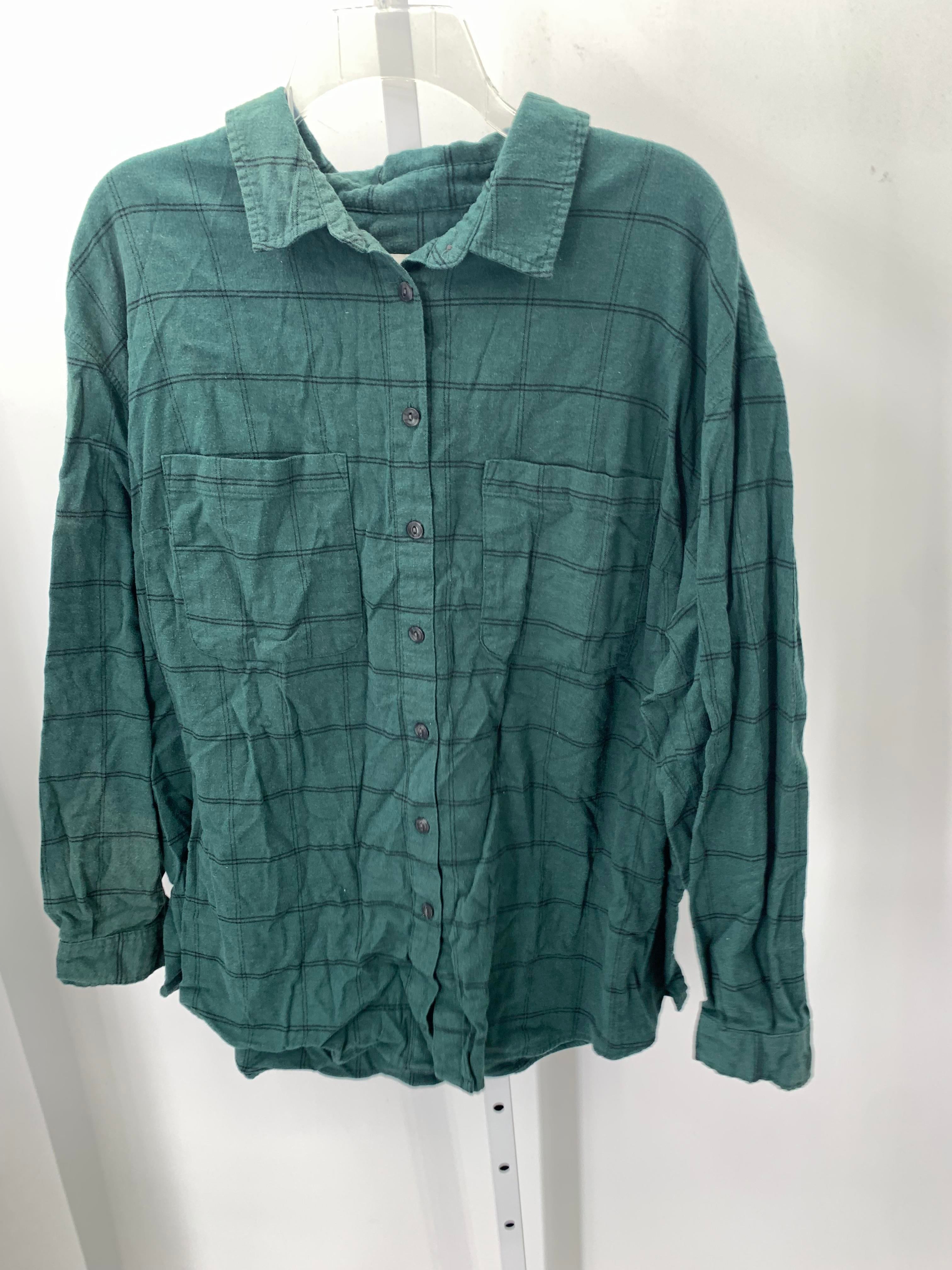 Ava & Viv Size 1X Womens Long Sleeve Shirt
