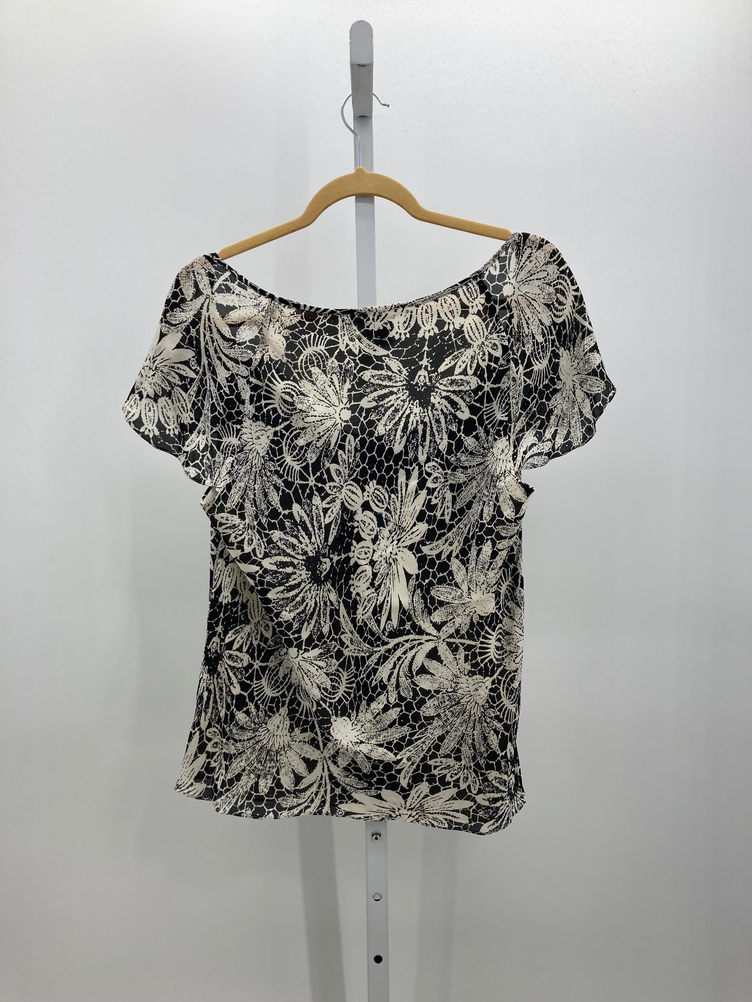 Ellen Tracy Size 16 Misses Short Sleeve Shirt