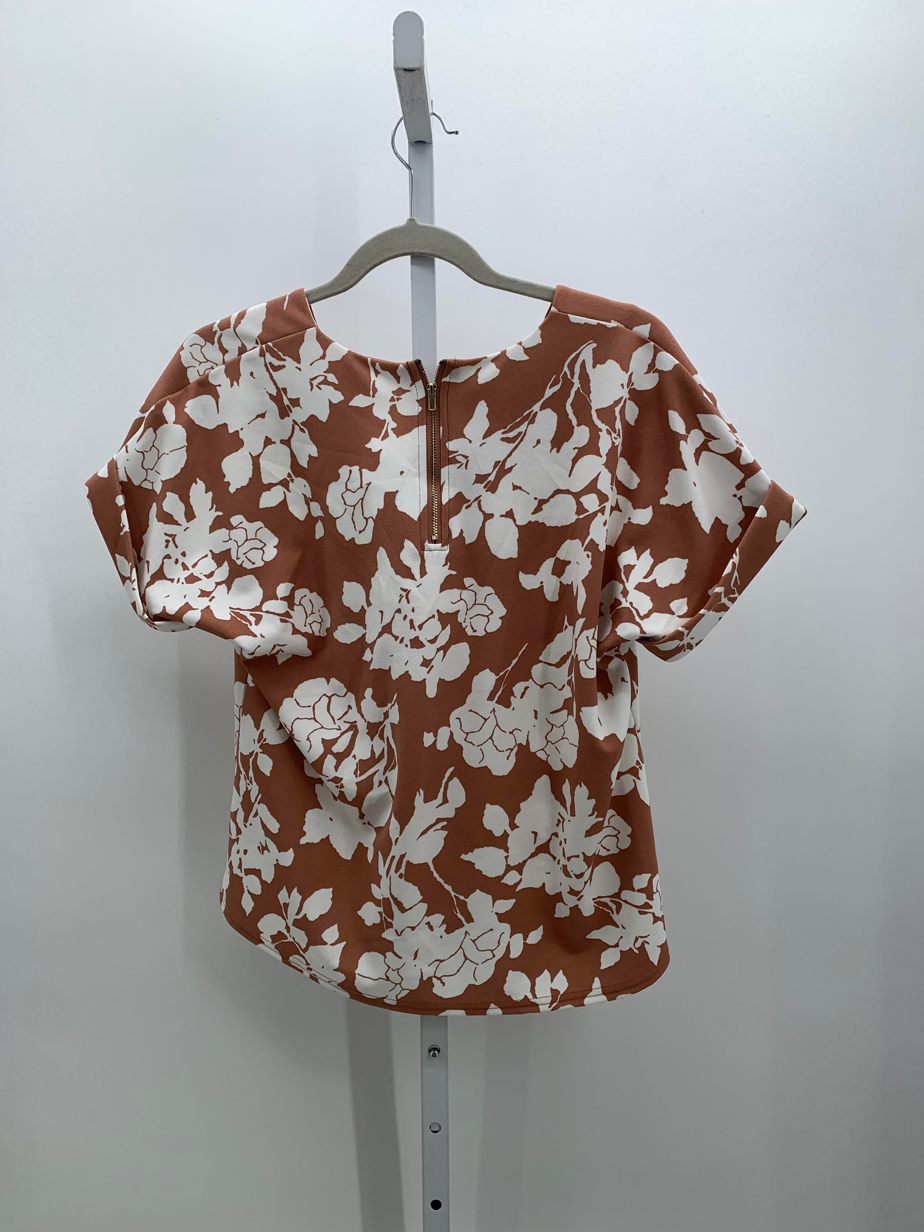 Mello Day Size Small Misses Short Sleeve Shirt