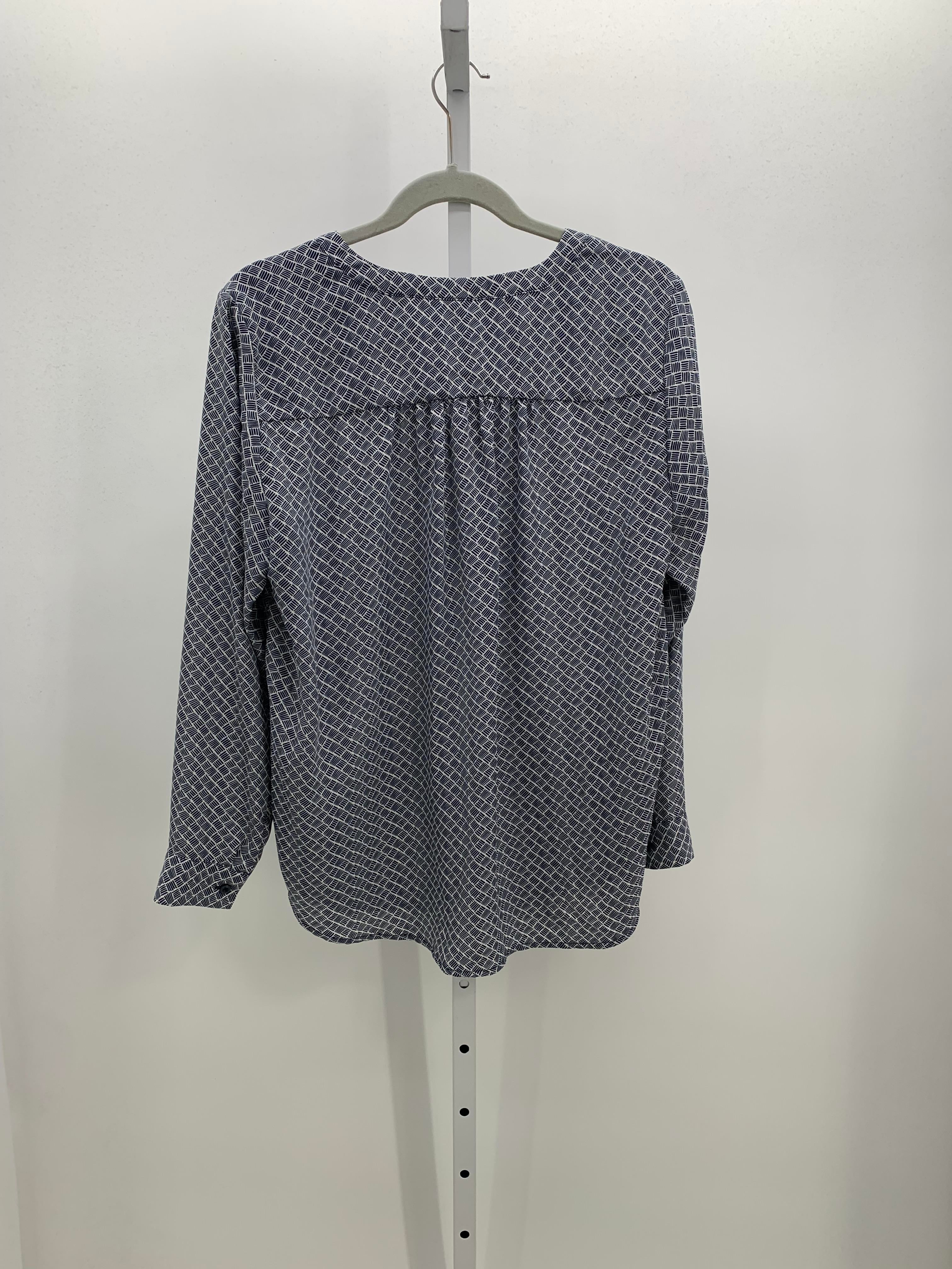 Chico's Size Small Misses Long Sleeve Shirt