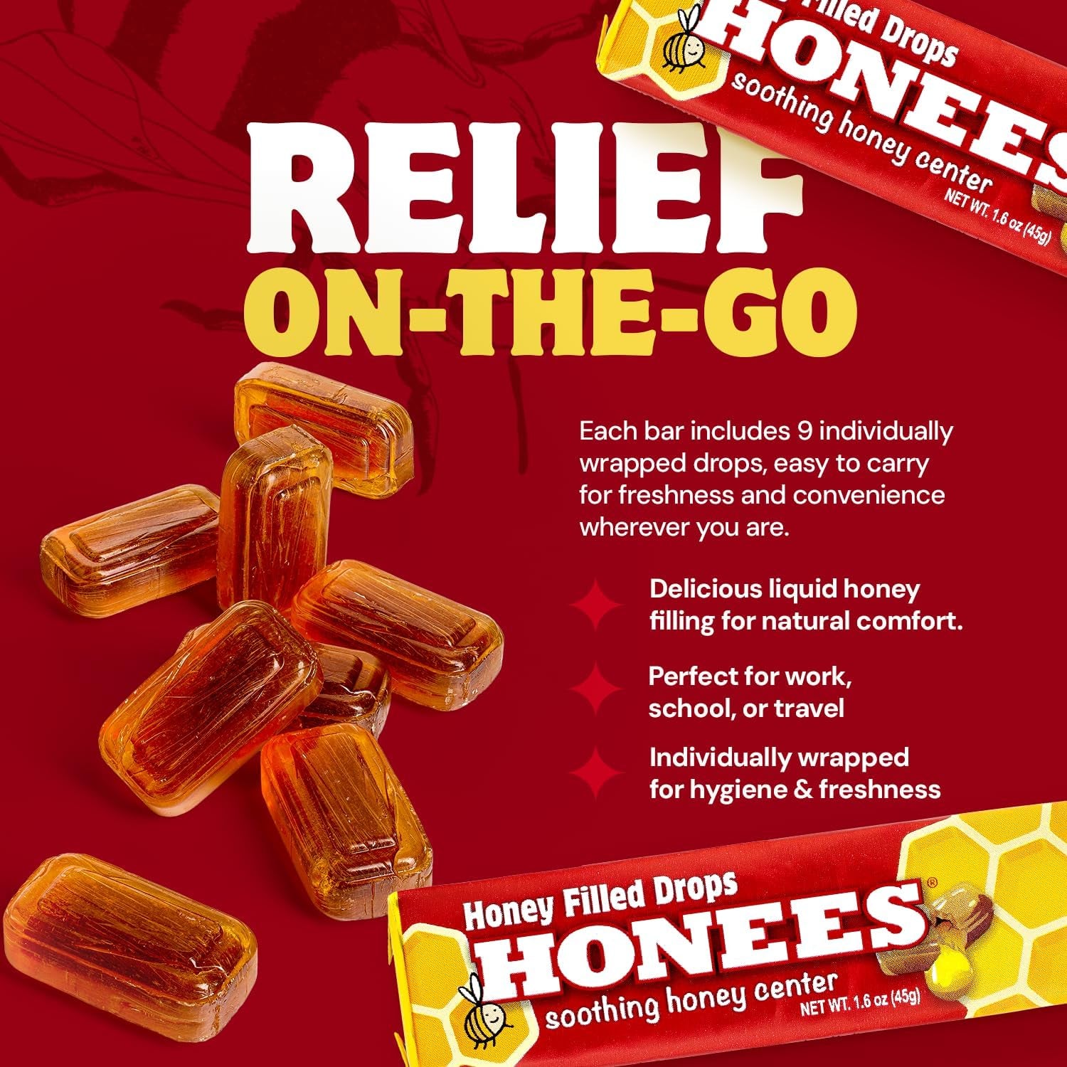 Honees Honey Filled Drops