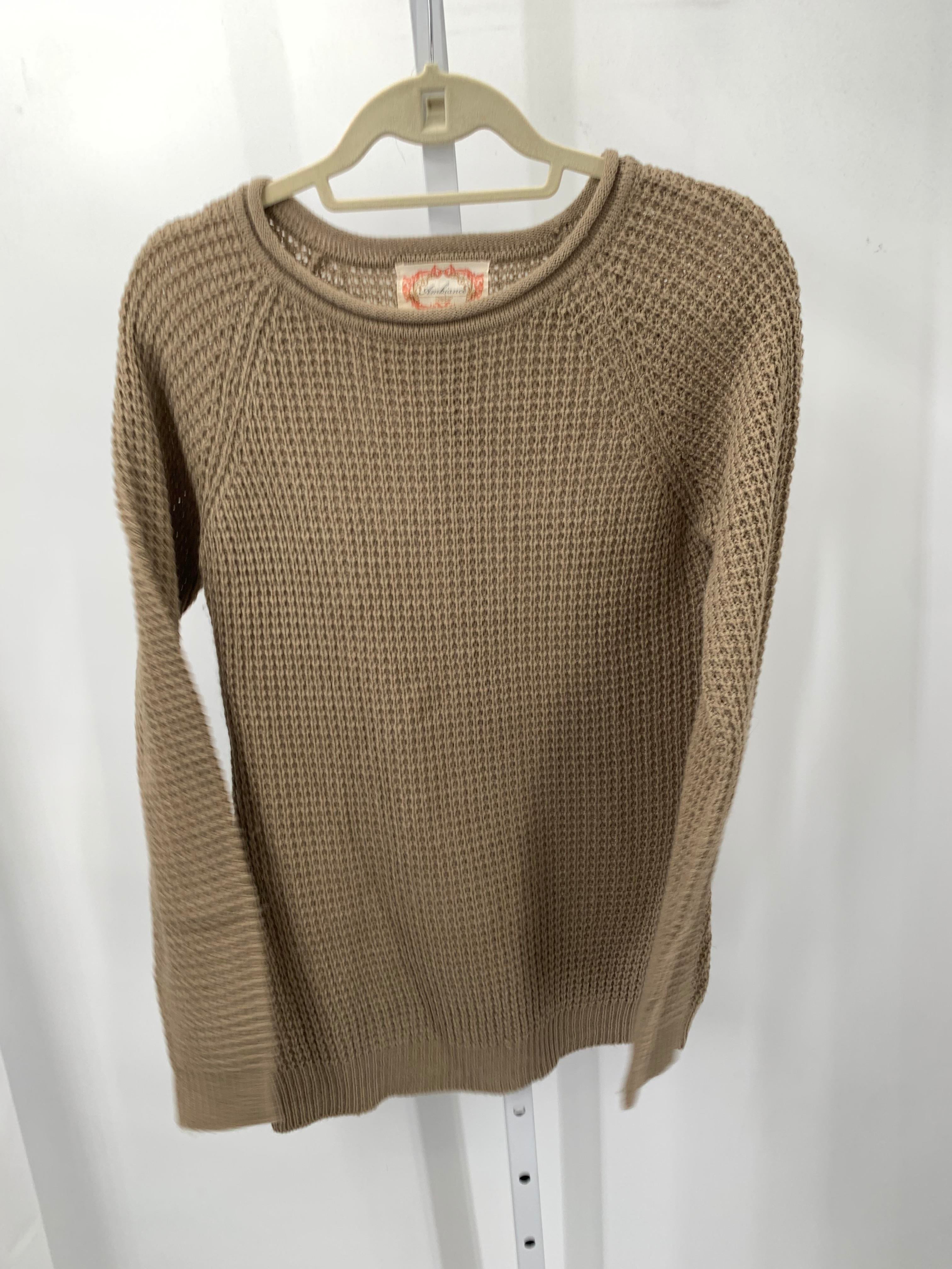 Ambiance Size Medium Misses Long Slv Sweater