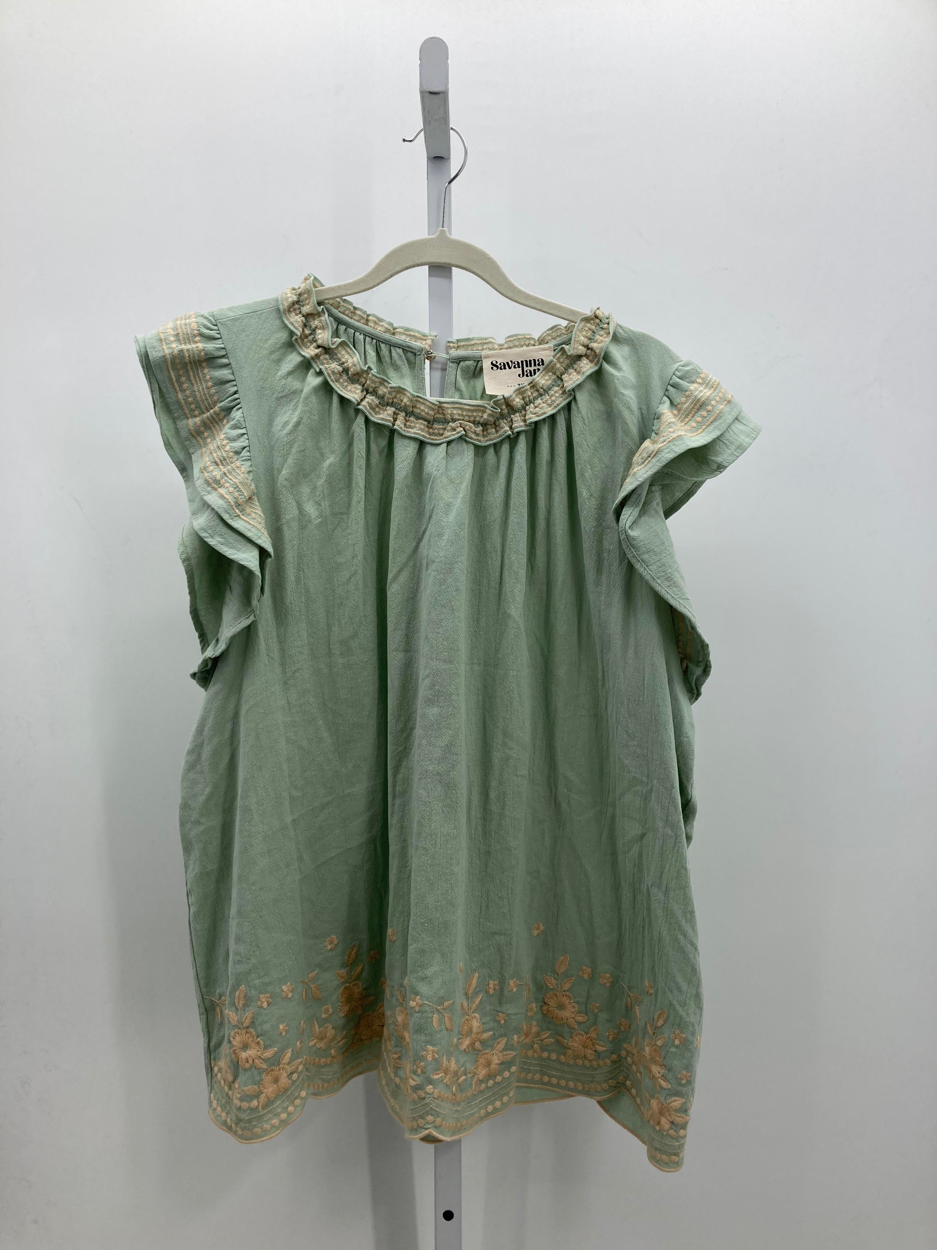 Size 3X Womens Sleeveless Shirt