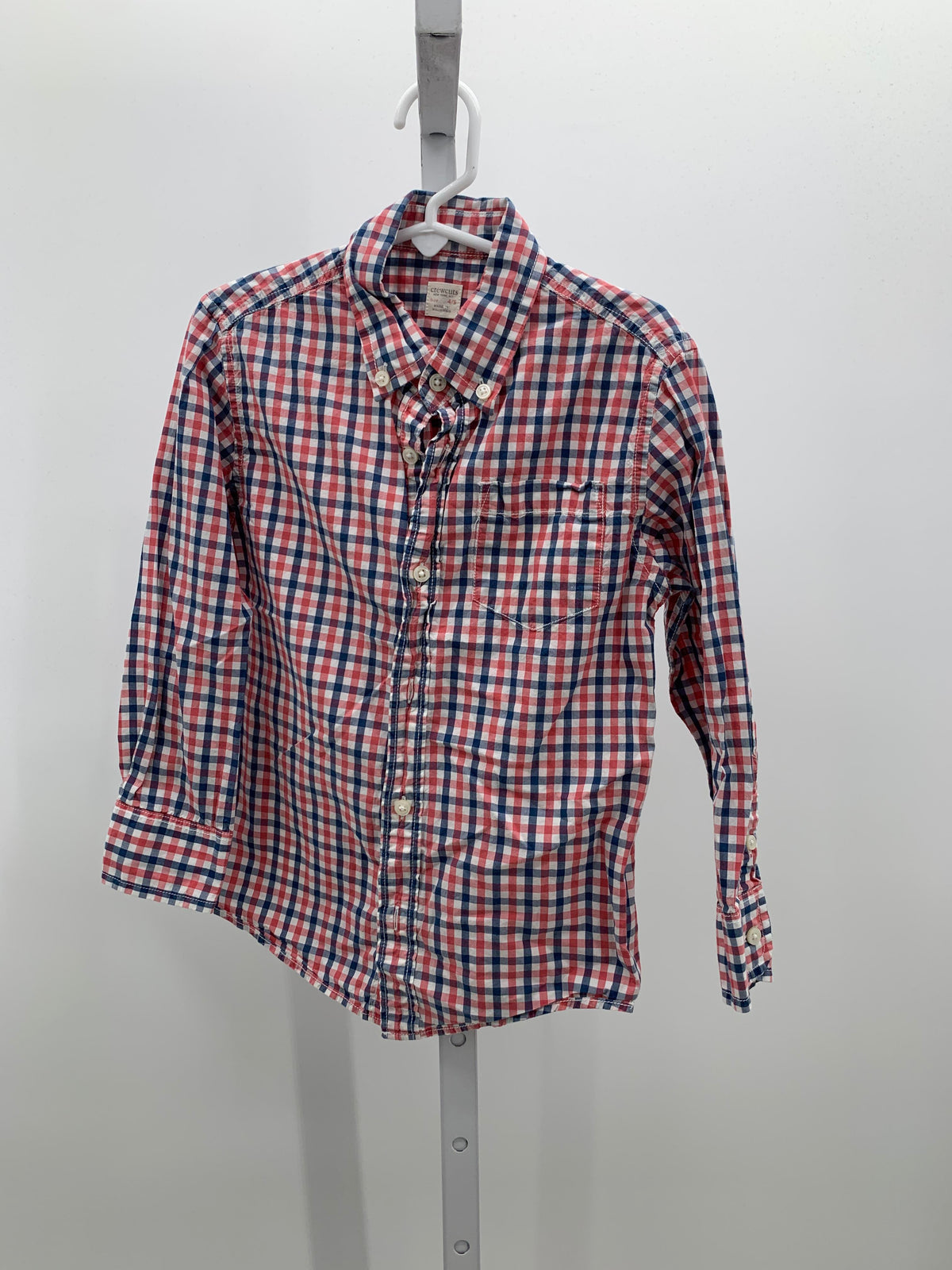 BLUE WHITE PLAID