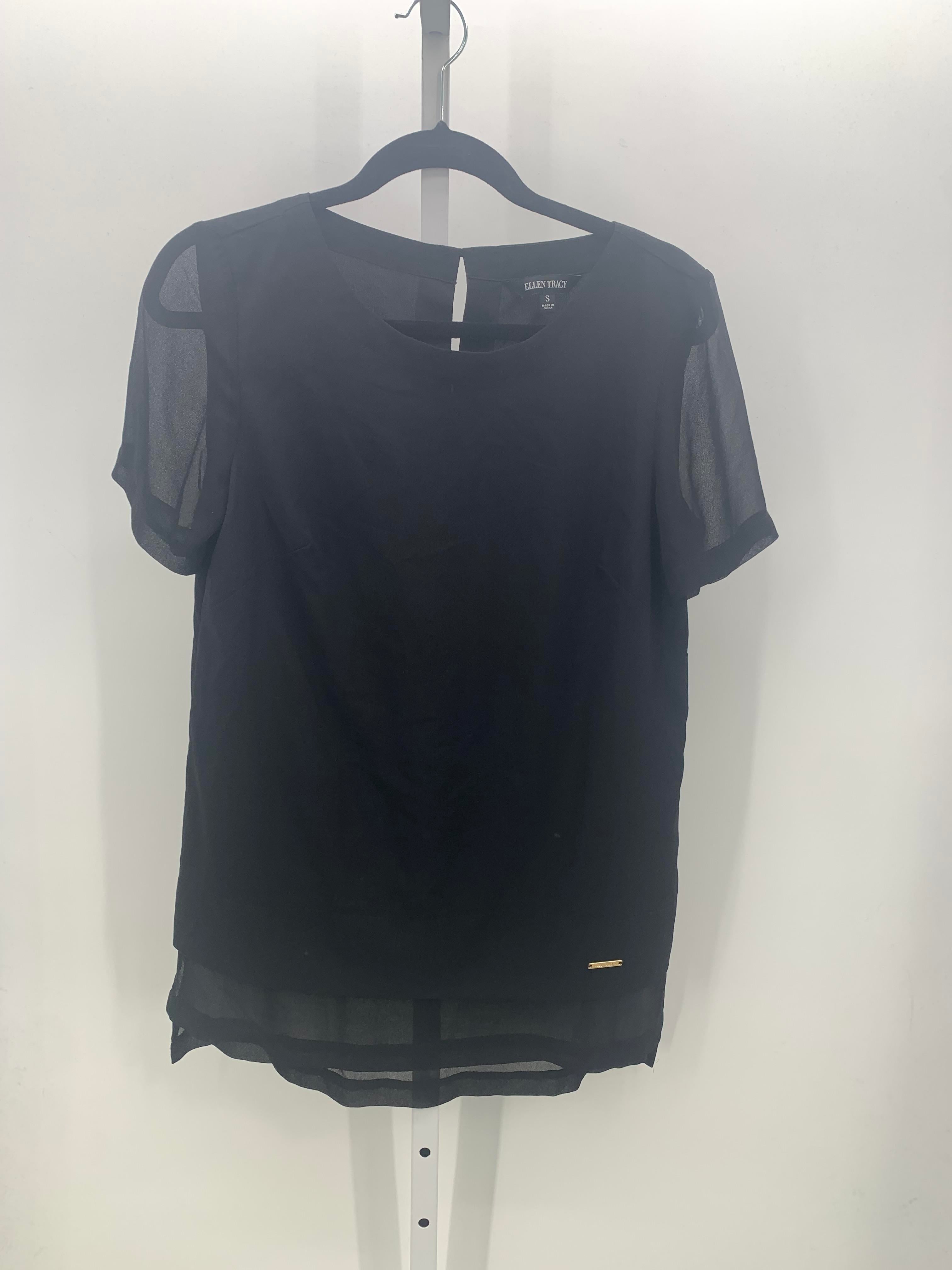 Ellen Tracy Size Small Misses Short Sleeve Shirt