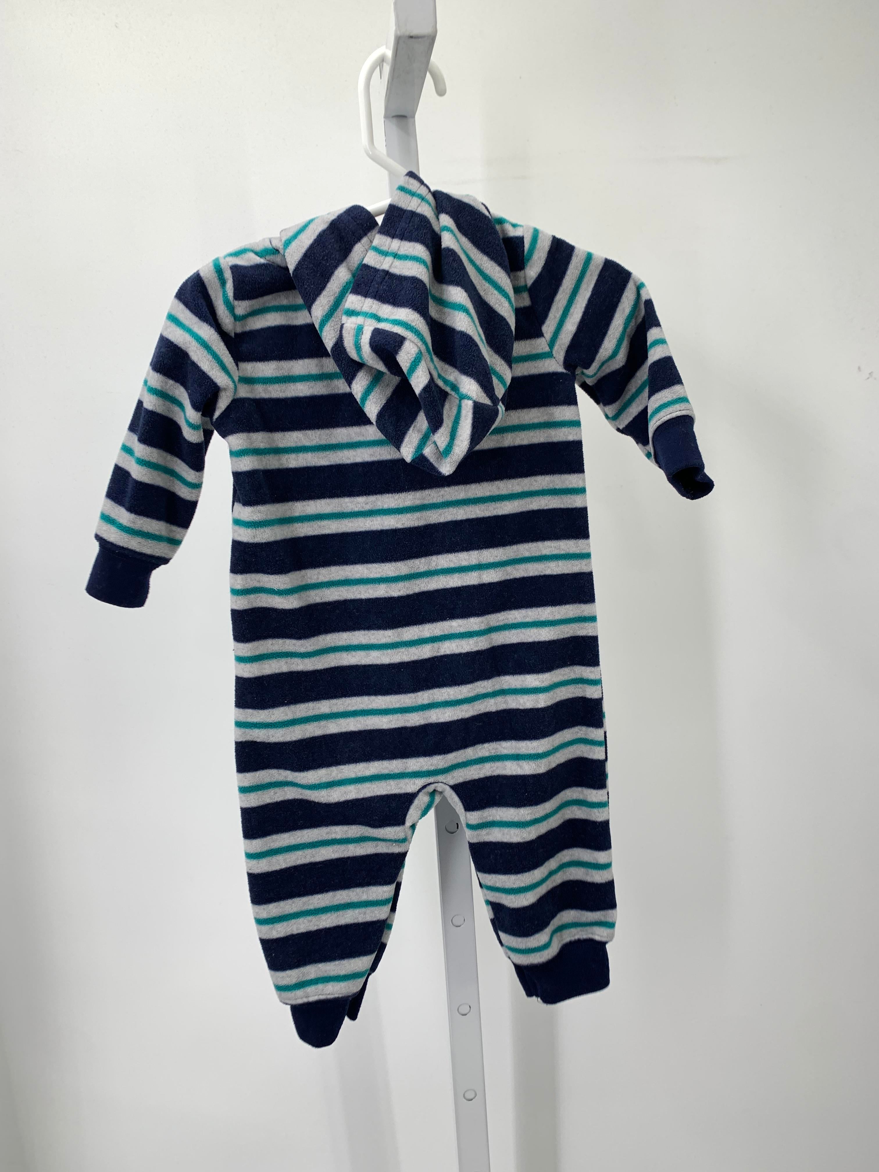 GREY GREEN STRIPES HOODED