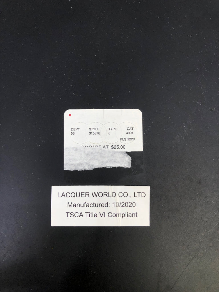 MOSAIC MIRROR W/ TRIANGULAR TILES ON BORDER.