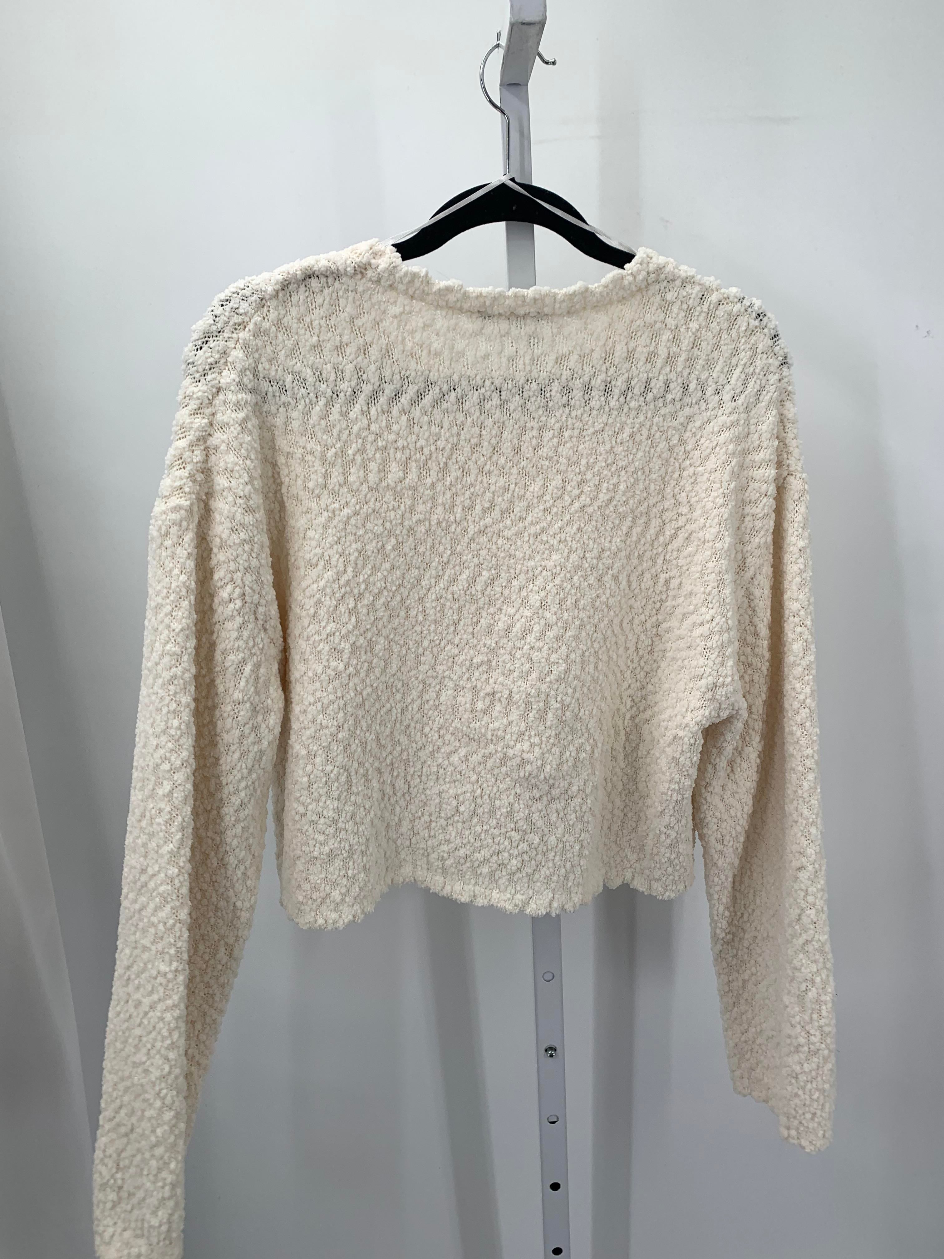 Zara Size Large Juniors Long Sleeve Sweater