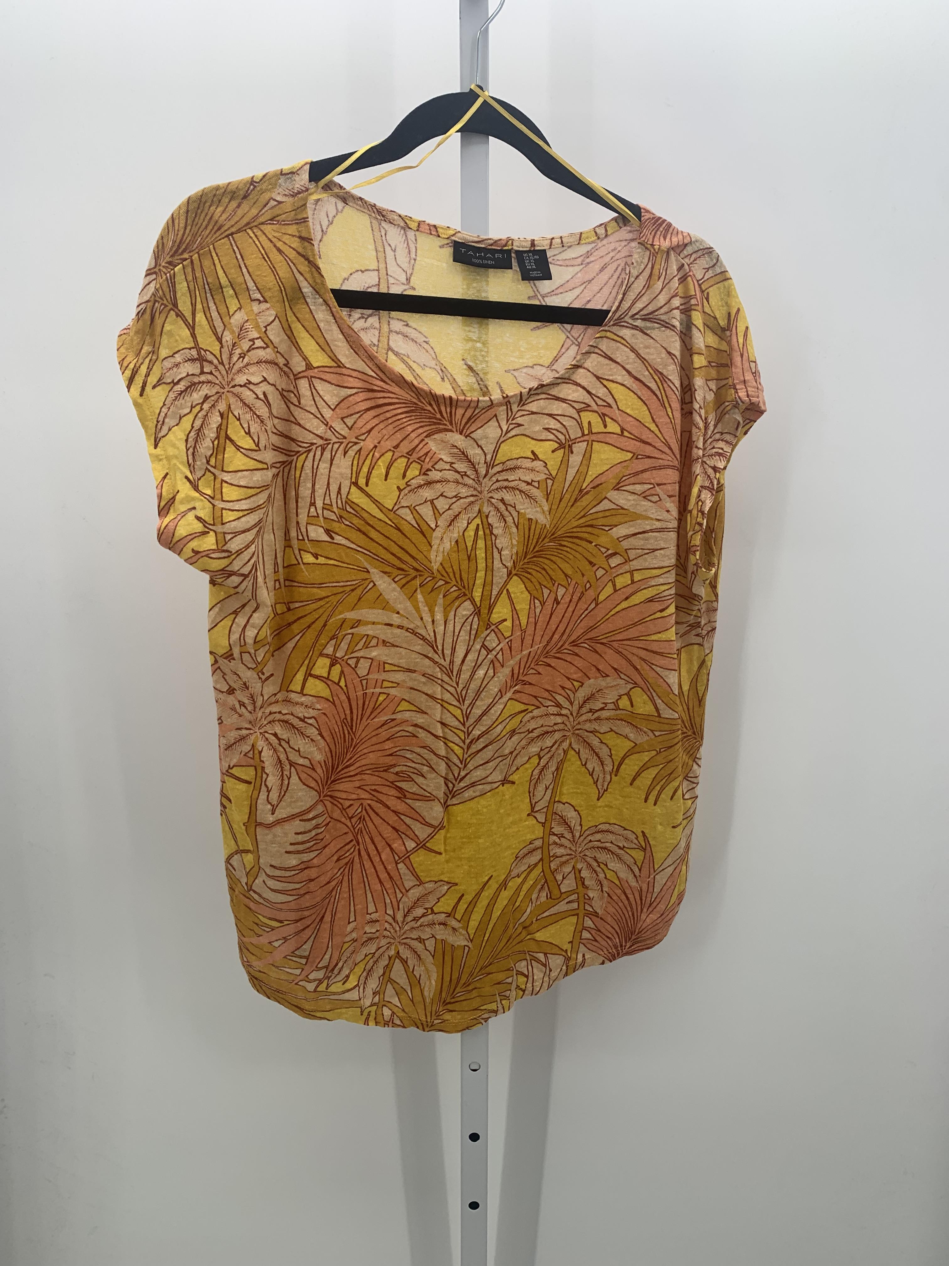 Tahari Size Extra Large Misses Sleeveless Shirt