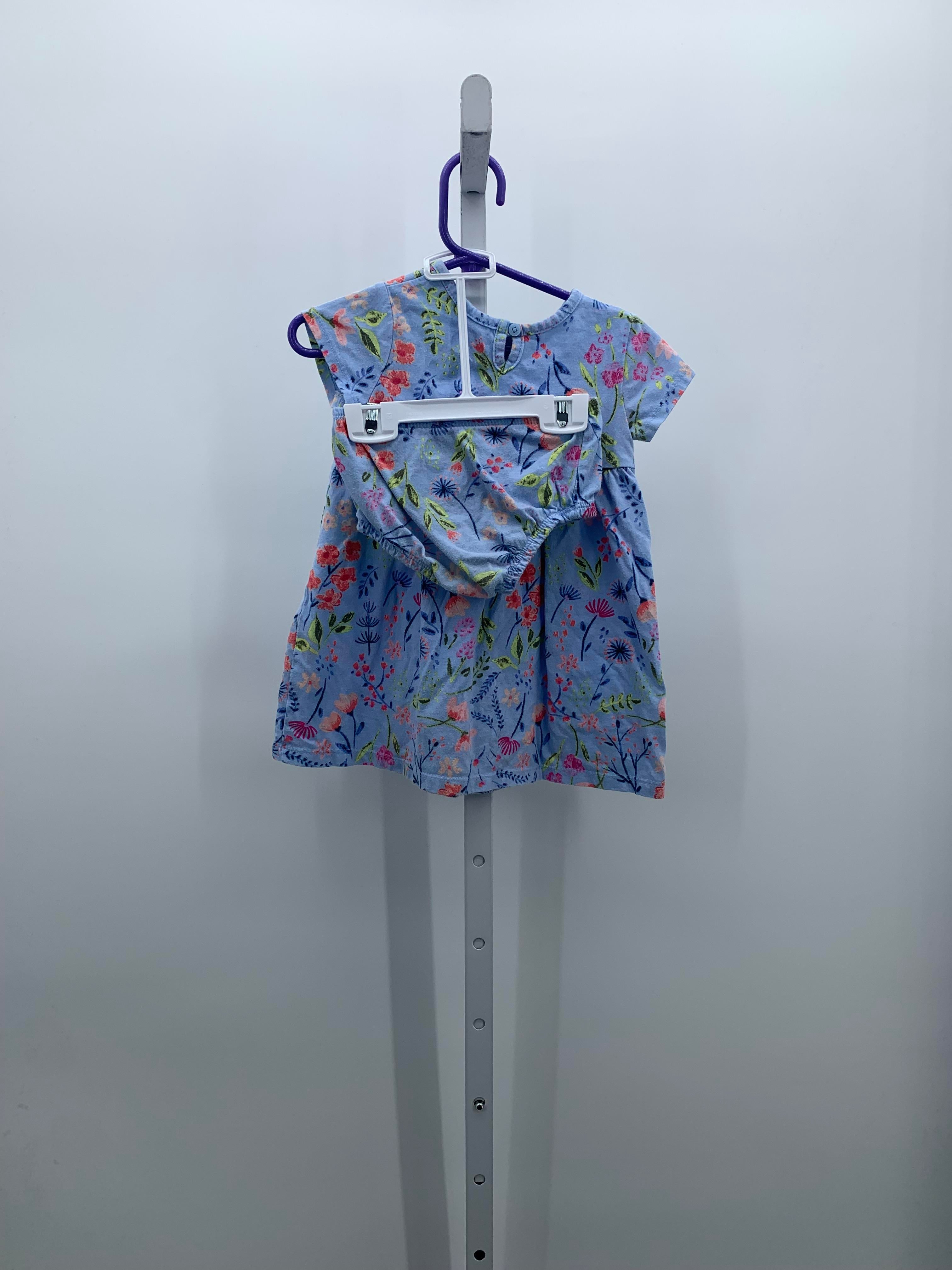 Wonder Nation Size 18 Months Girls Short Sleeve Dress
