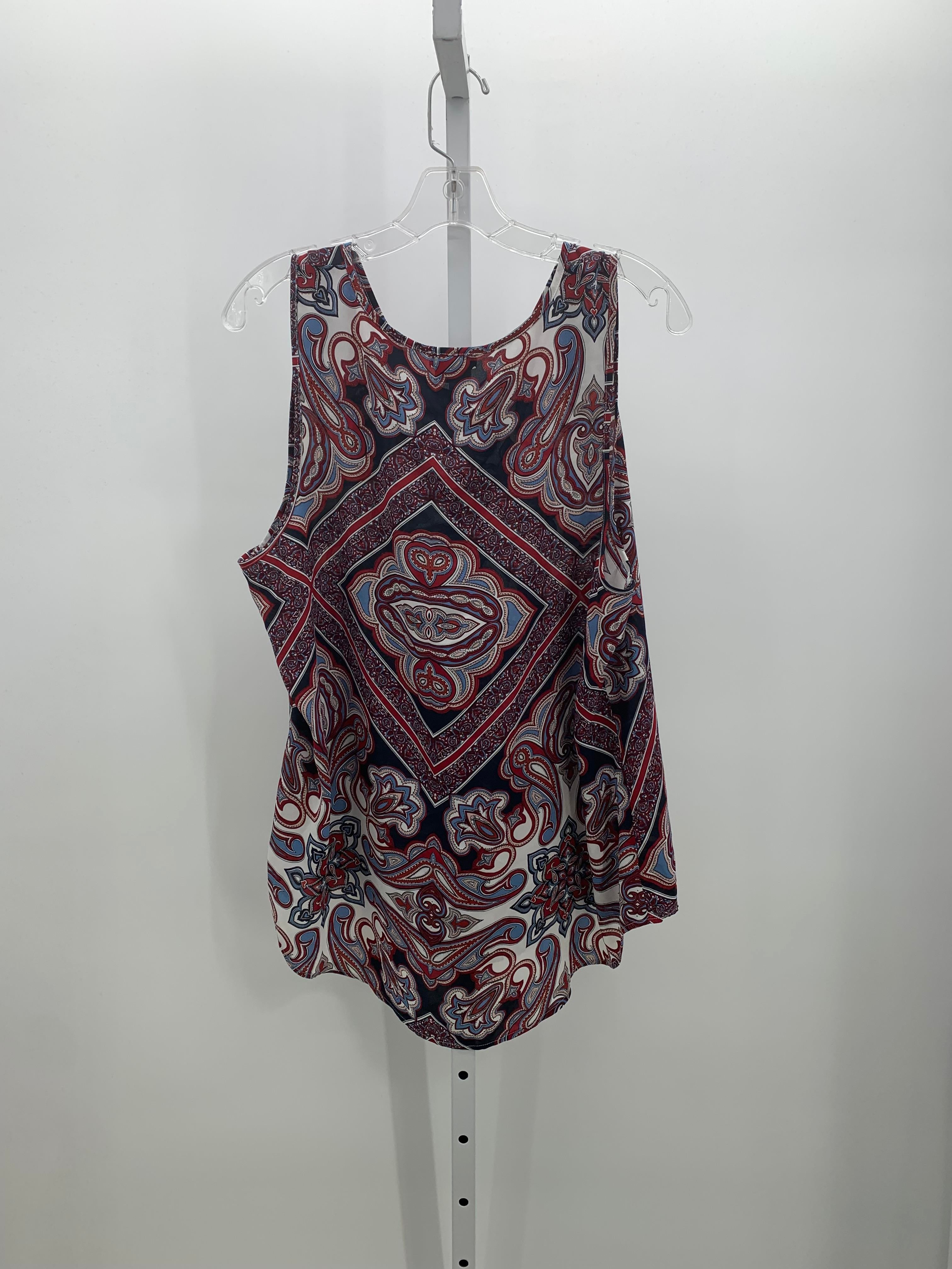 Van Heusen Size Extra Large Misses Sleeveless Shirt