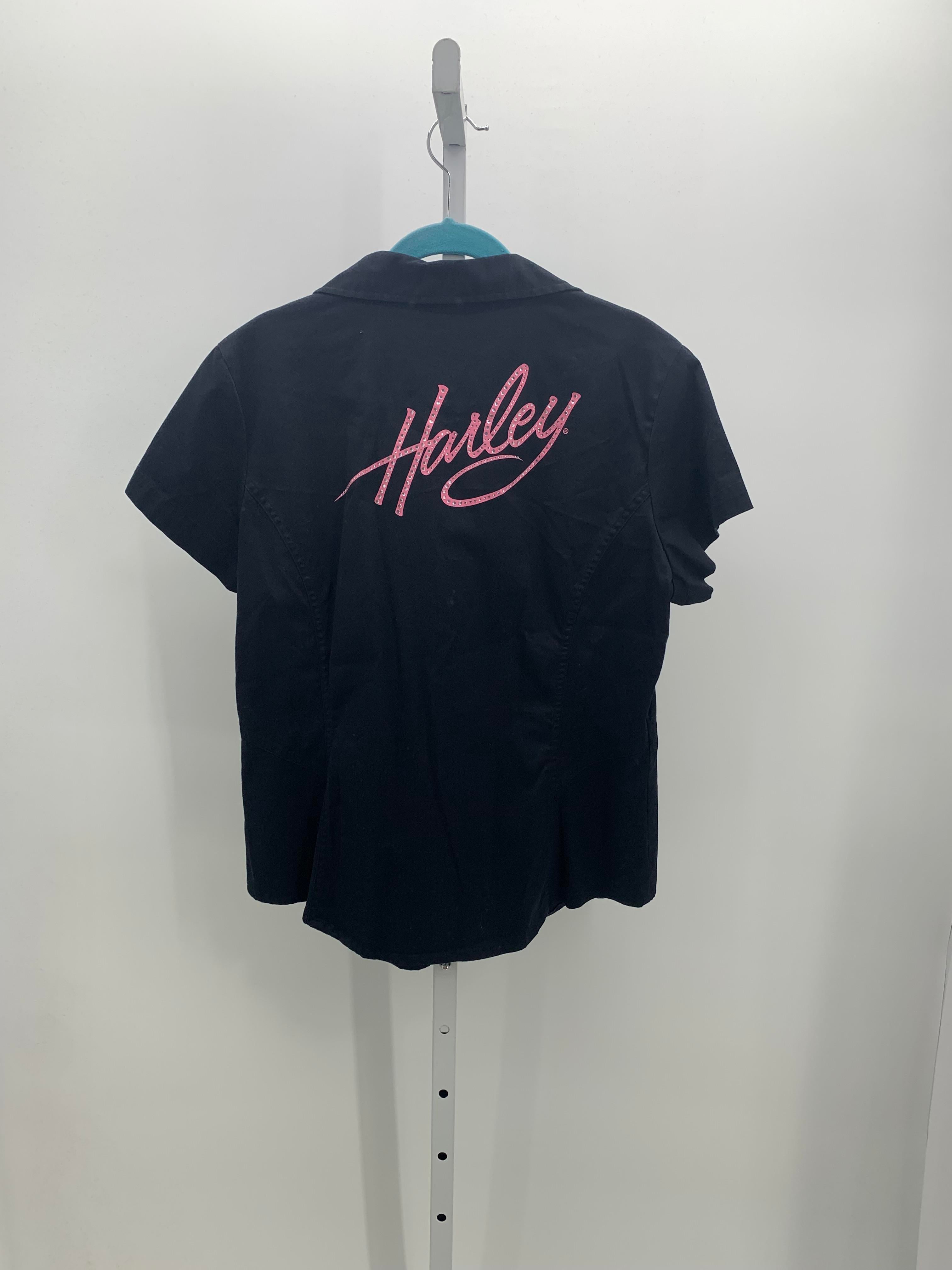 Harley-Davidson Size Large Misses Short Sleeve Shirt