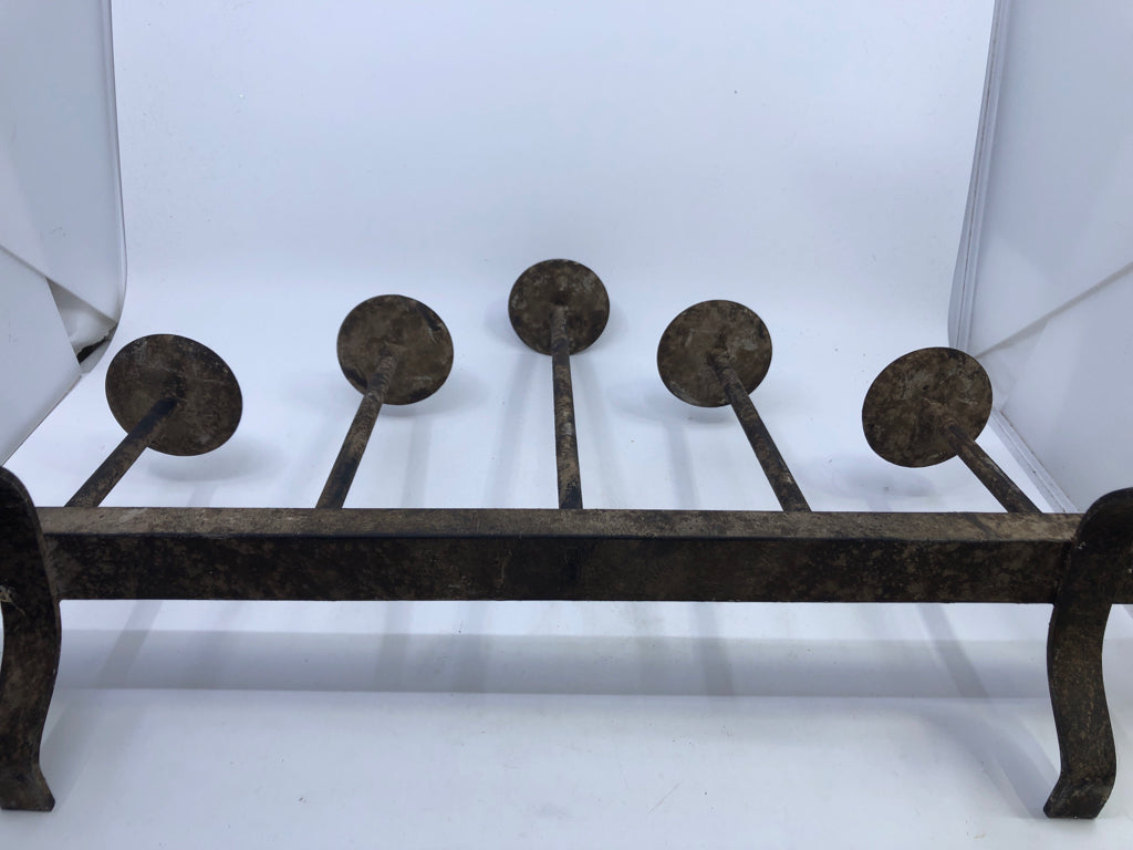 RUSTIC TAPER CANDELABRA.