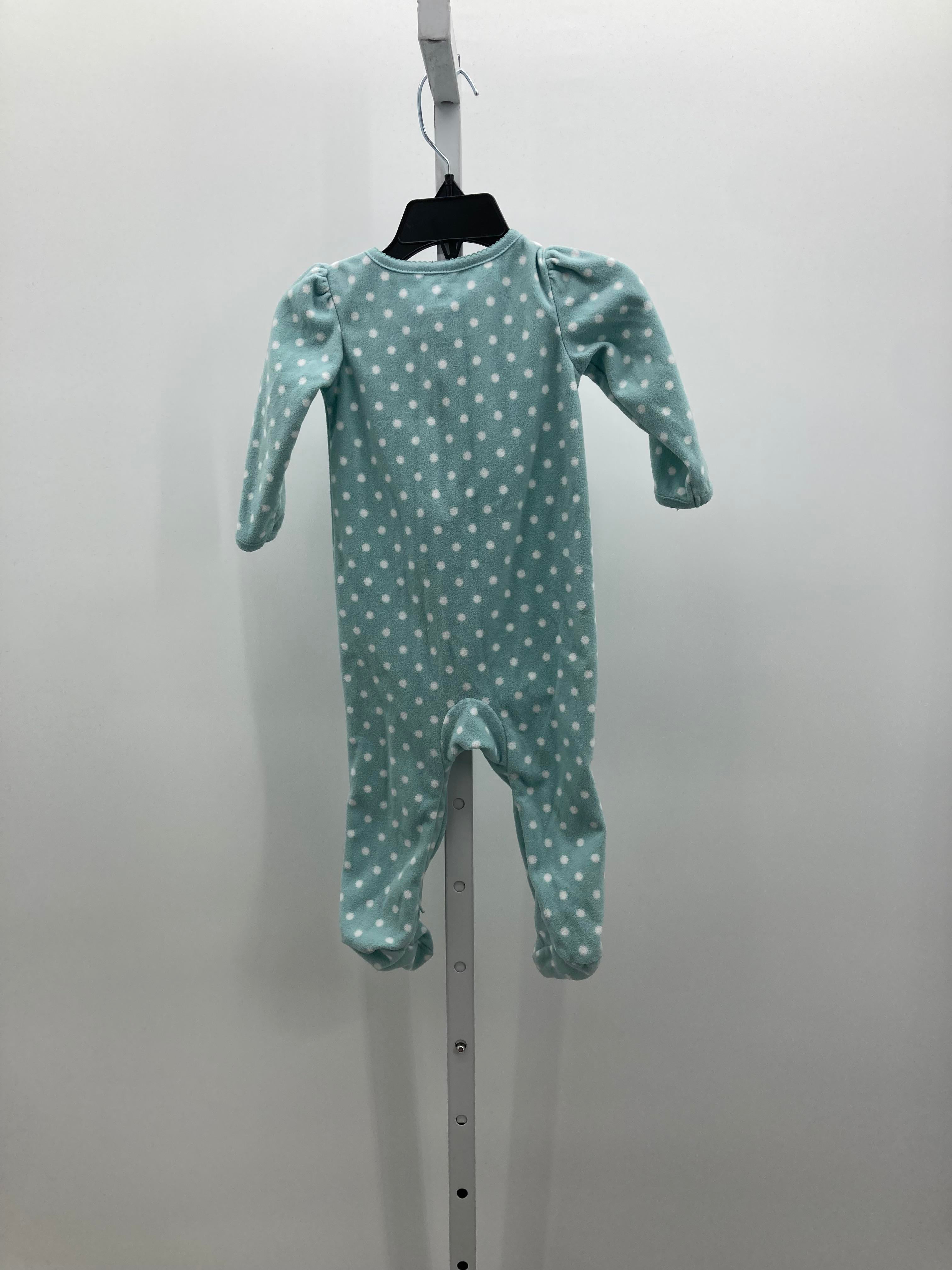 Simple Joys Size 6-9 mon Girls Long Slv. Romper
